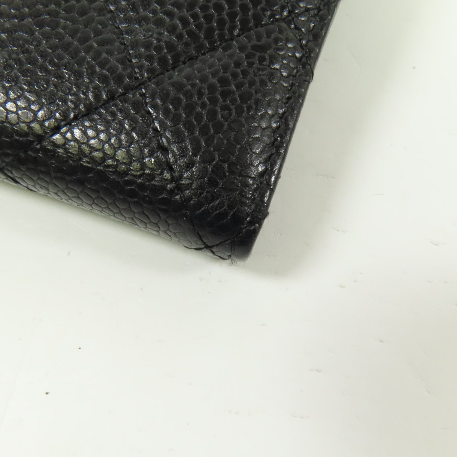 CHANEL 牛皮皮革Wallet金扣錢包