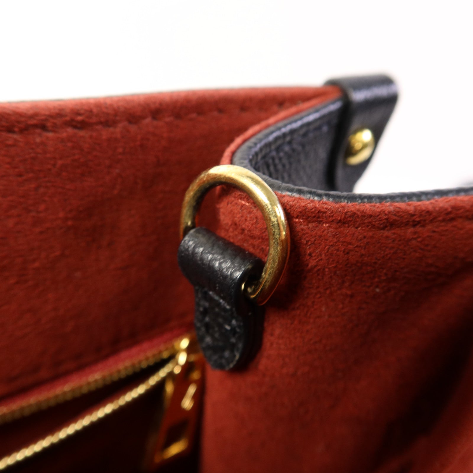 LOUIS VUITTON Monogram Empreinte On The Go PM金扣手挽肩背兩用袋