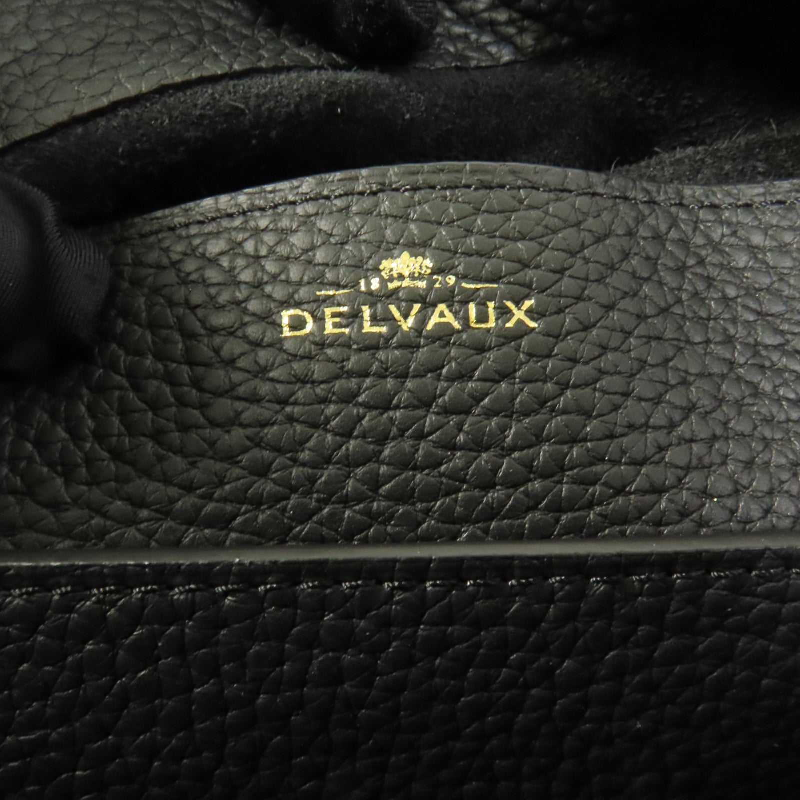 Delvaux 牛皮皮革Cool Box MM金扣手挽肩背兩用袋
