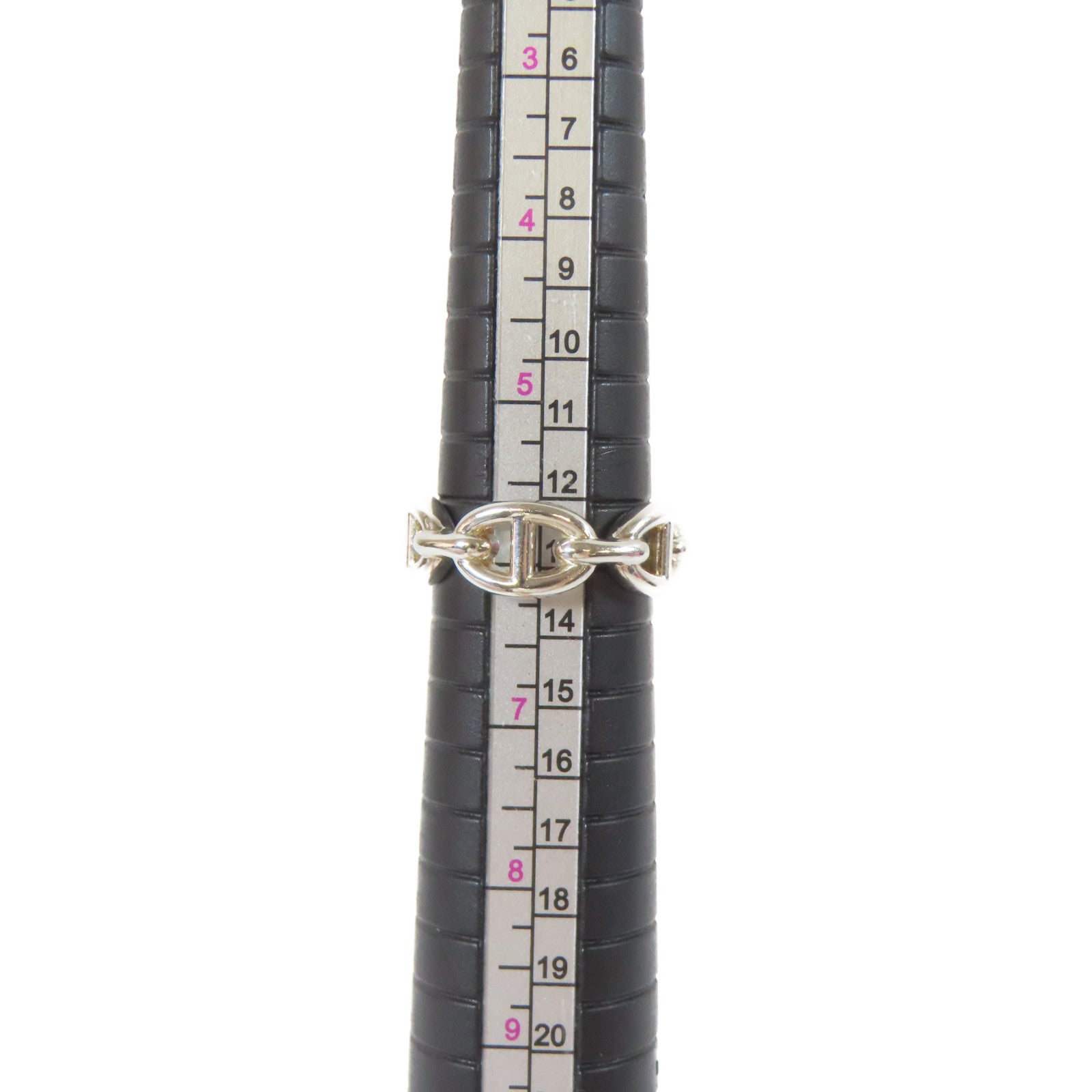 HERMES 925純銀Roulis Ring戒指Hermes#52/US#5.75