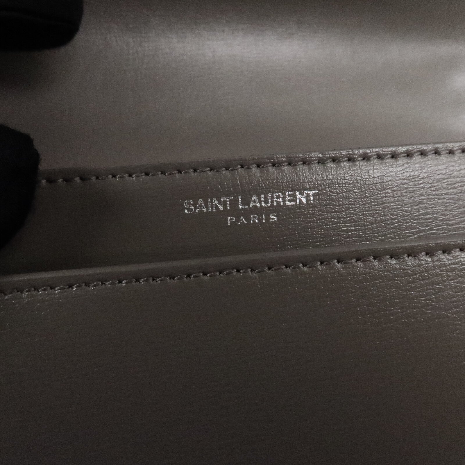 SAINT LAURENT 牛皮皮革Shoulder Bag鏈帶肩背袋