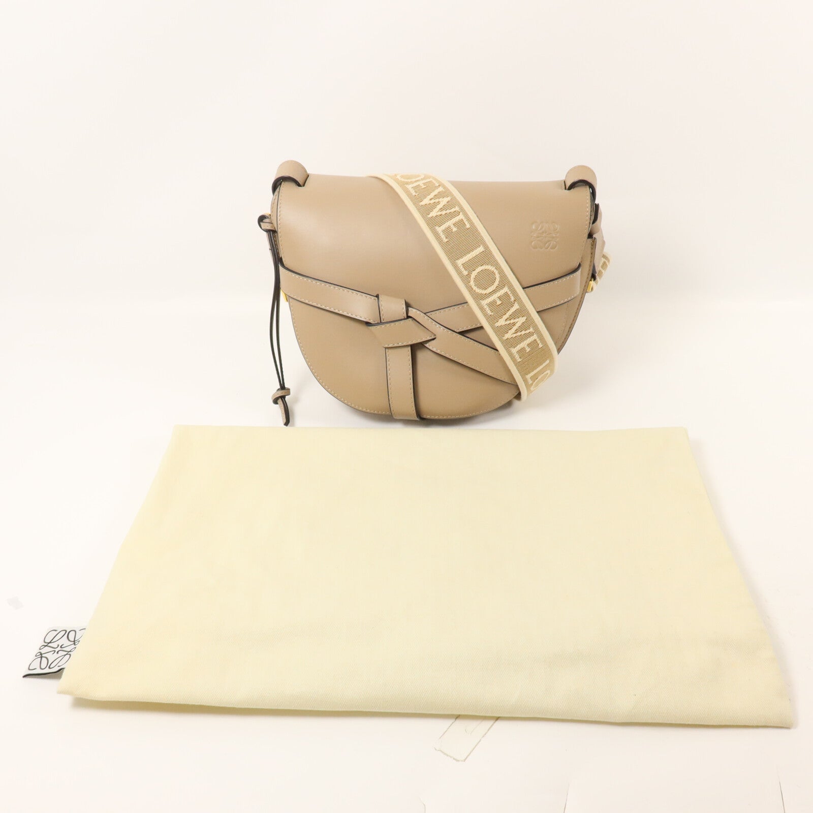 LOEWE 牛皮皮革Gate Small肩背袋