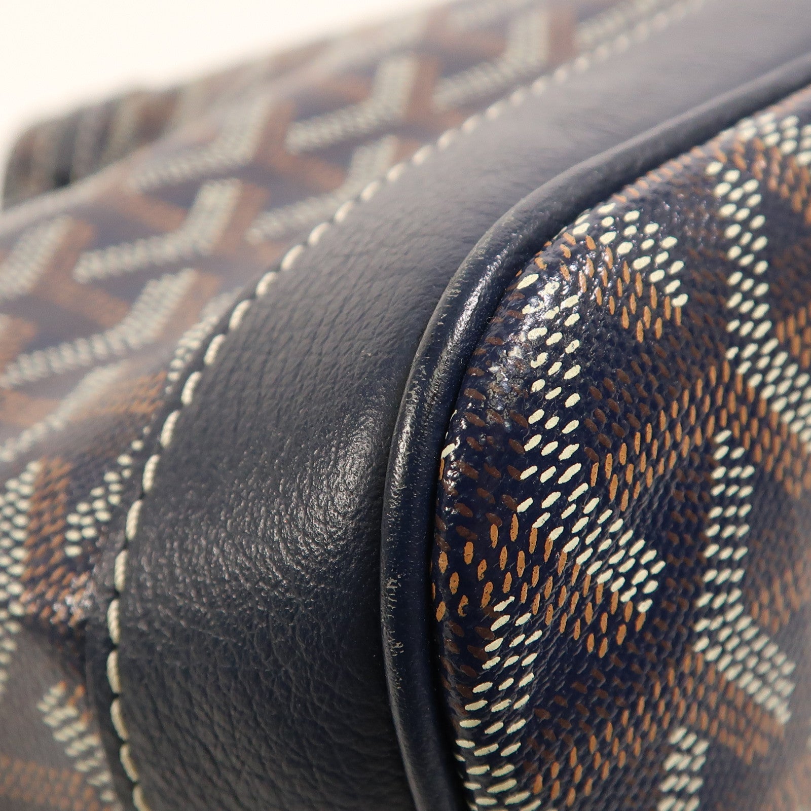 GOYARD 塗層帆布Petit Flot Bucket銀扣肩背袋