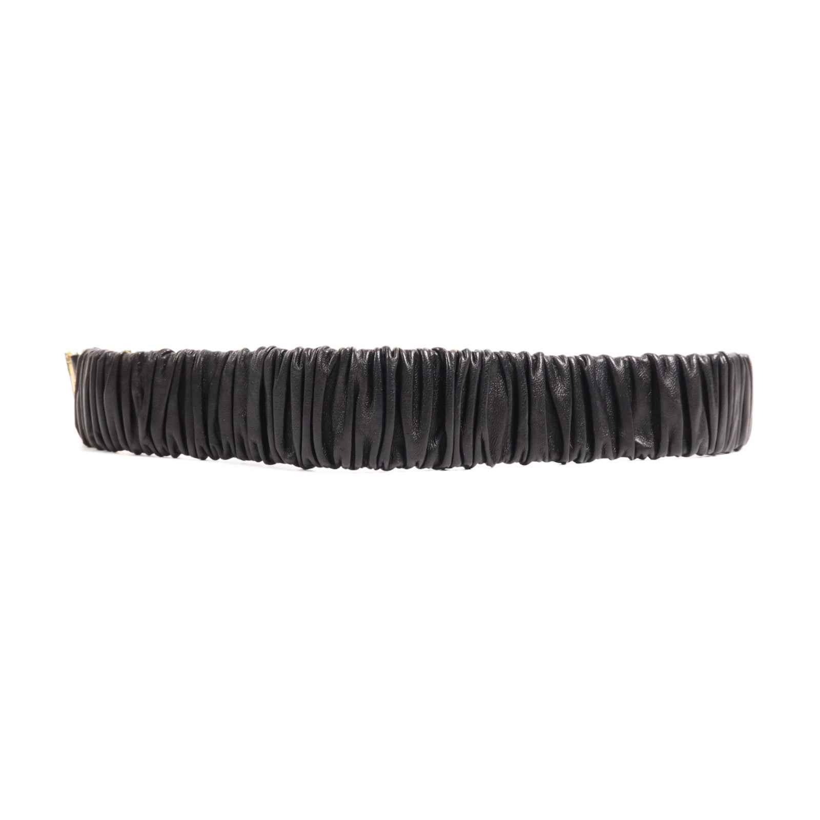 CHANEL 【激減優惠】羊皮皮革Belt金扣皮帶