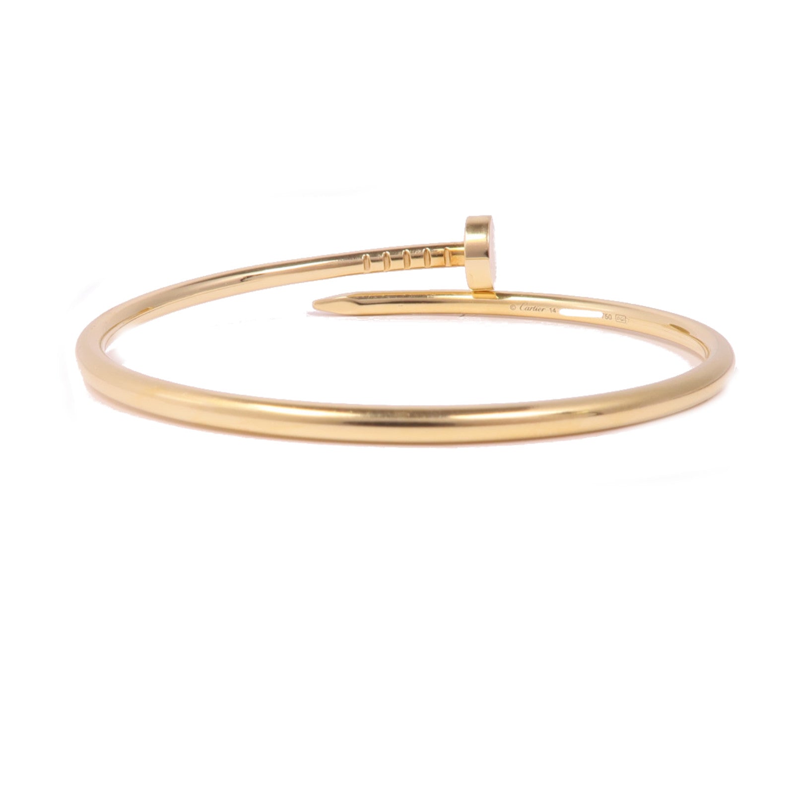 CARTIER【激減優惠】 18K黃金Juste Un Clou SM手鐲