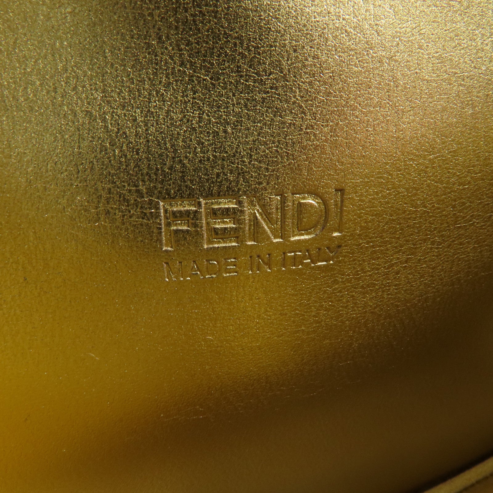 FENDI 牛皮皮革Cookie Hobo Bag金扣肩背袋