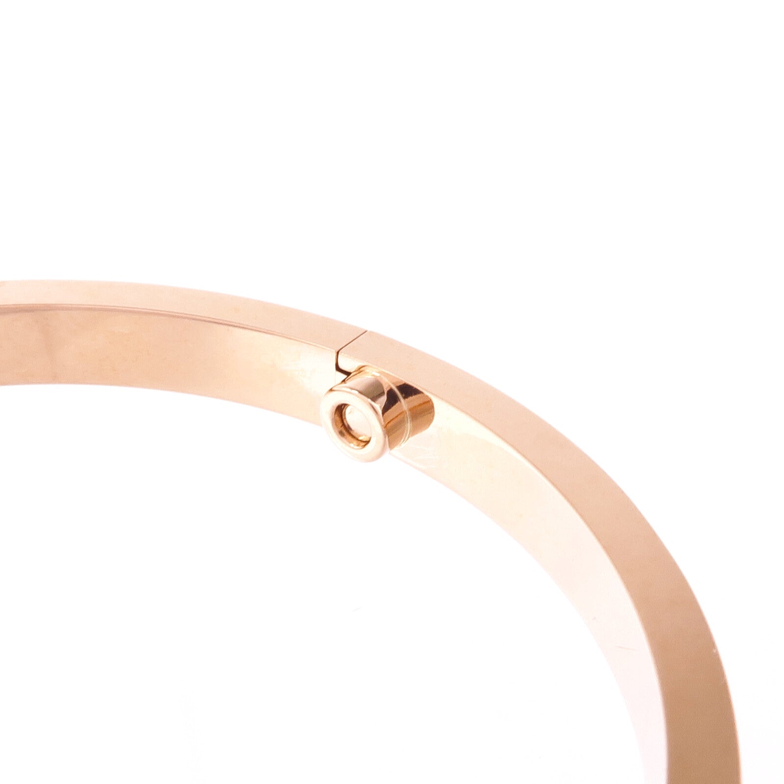 CARTIER 18K玫瑰金Love Bracelet Small Model 10 Diamonds鑽石手鐲Cartier#16