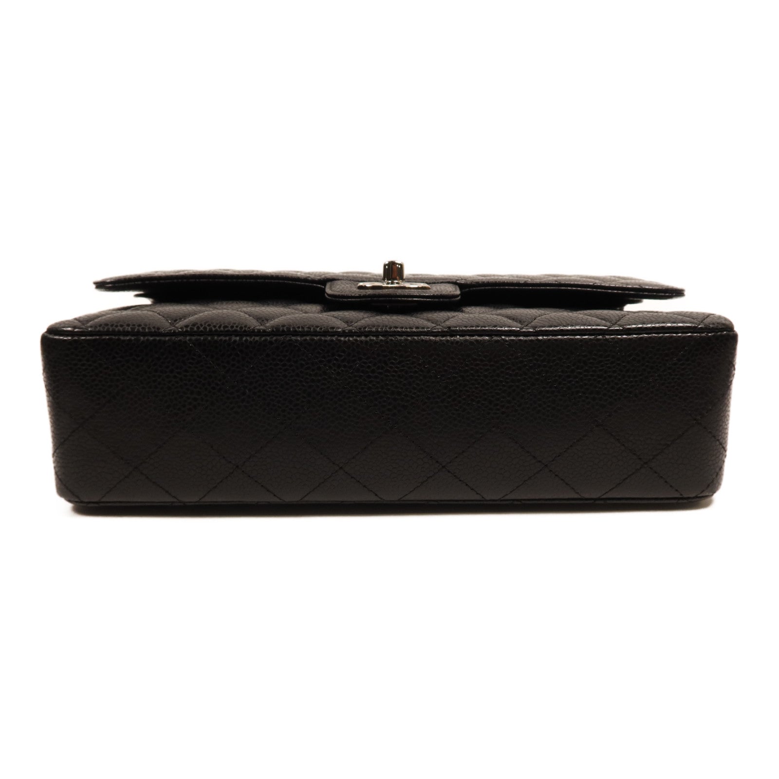 CHANEL 牛皮皮革Classic 25銀扣鏈帶肩背袋