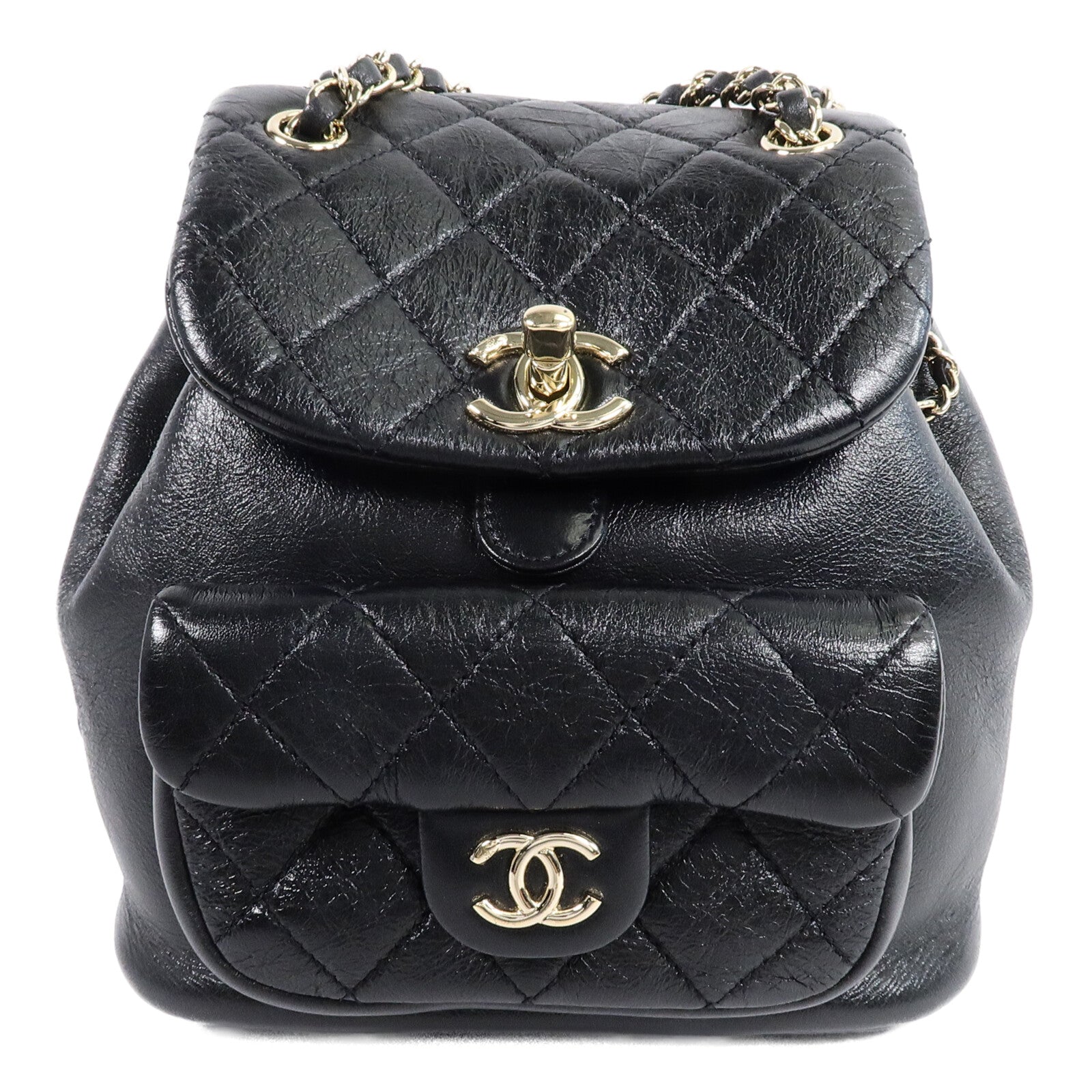 CHANEL 牛皮皮革Duma Backpack背包