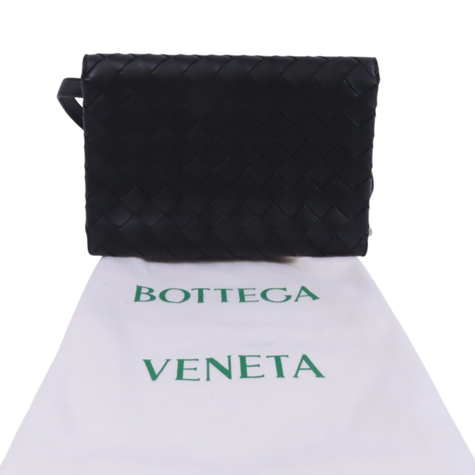 BOTTEGA VENETA 織紋皮革Waist Bag銀扣腰包
