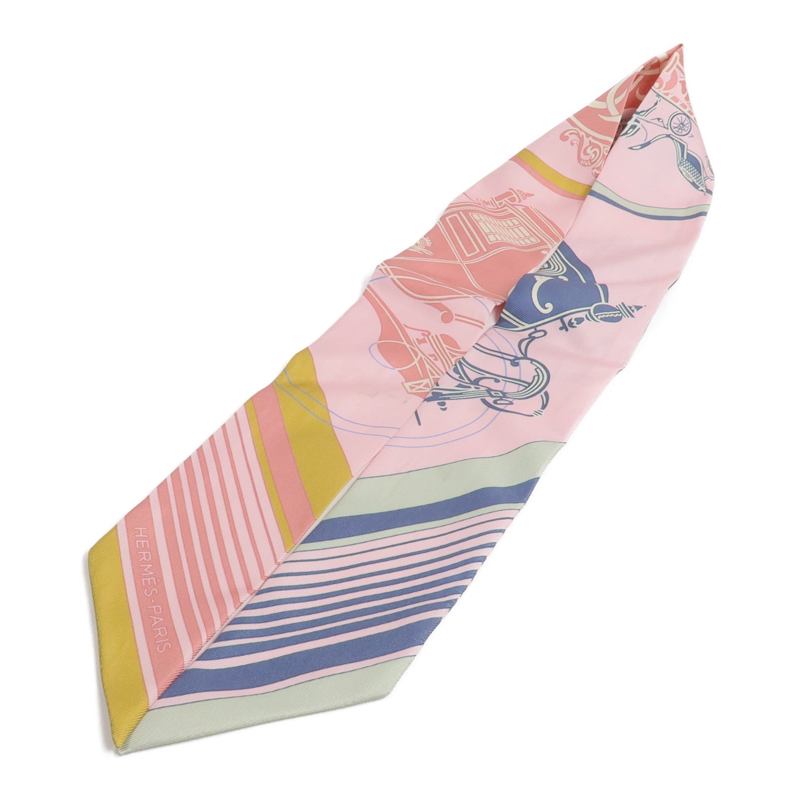 HERMES 【激減優惠】絲質Twilly絲巾