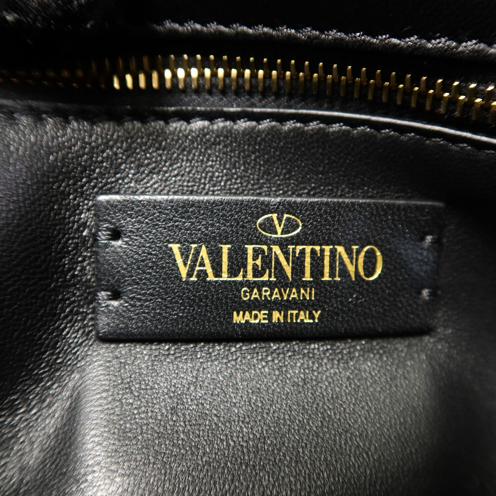 Valentino 羊皮皮革Garavani Roman Stud鏈帶手挽肩背兩用袋