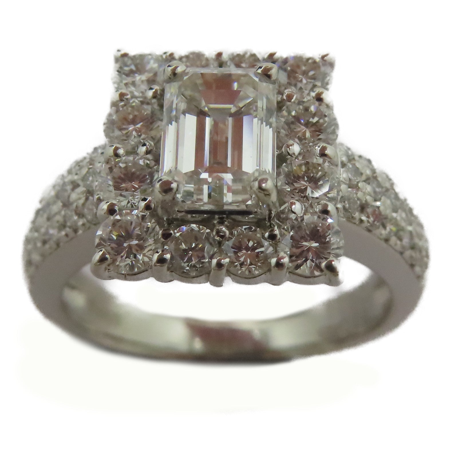 JEWELRY 【激減優惠】PT900鉑金Diamond Ring 1.045ct鑽石/1.11ct鑚石戒指US#6