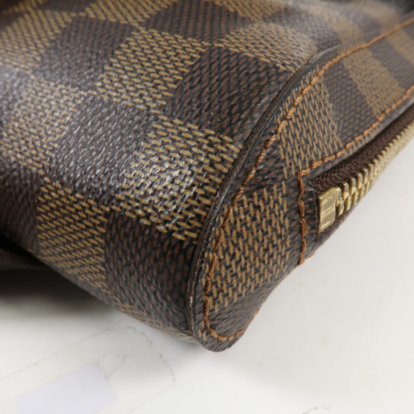 LOUIS VUITTON Damier Geronimos金扣腰包