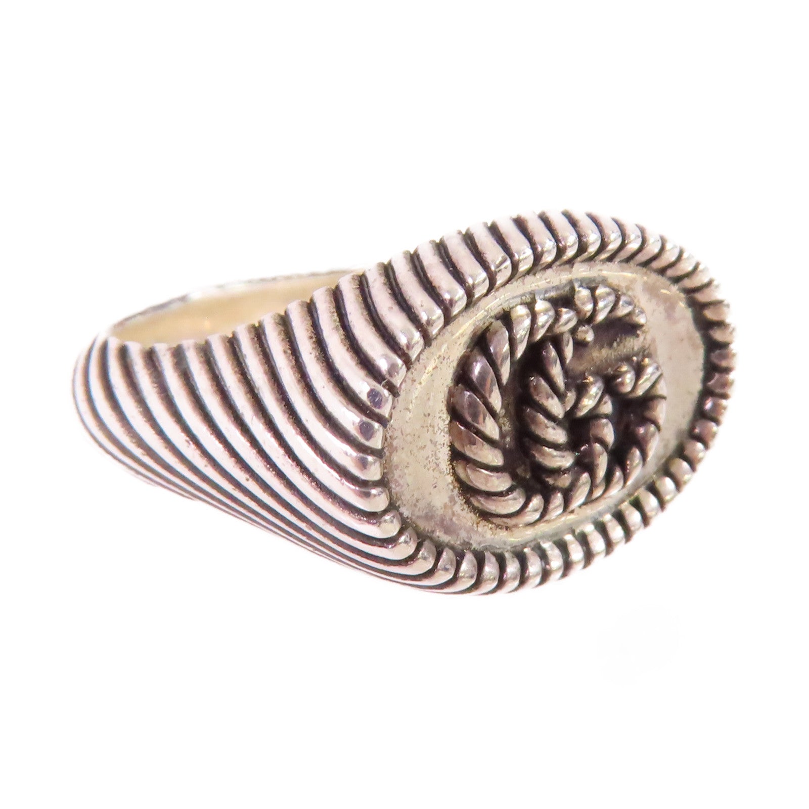 GUCCI 925純銀GG Ring戒指#15/US#7