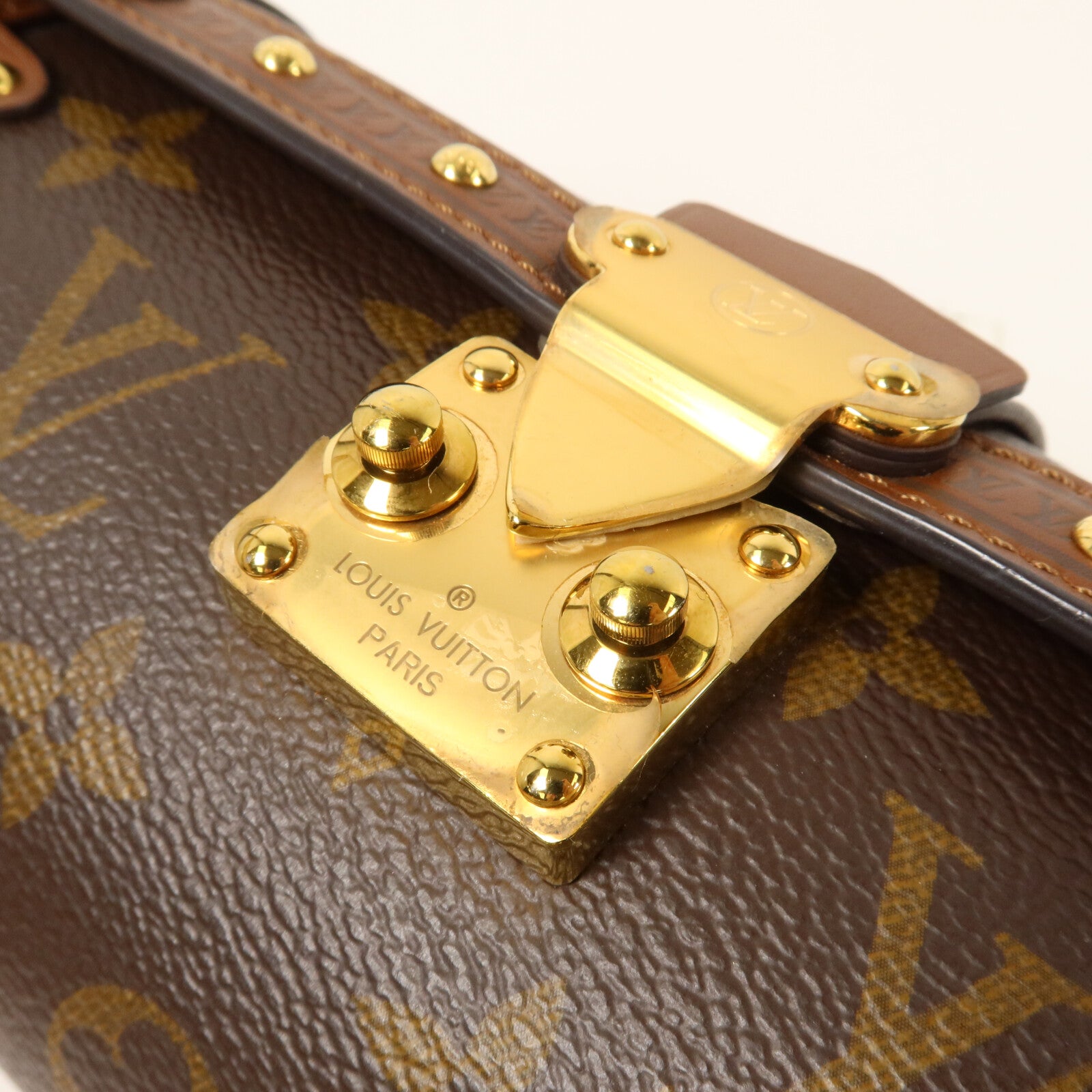 LOUIS VUITTON Monogram Papillon Trunk鏈帶手挽肩背兩用袋