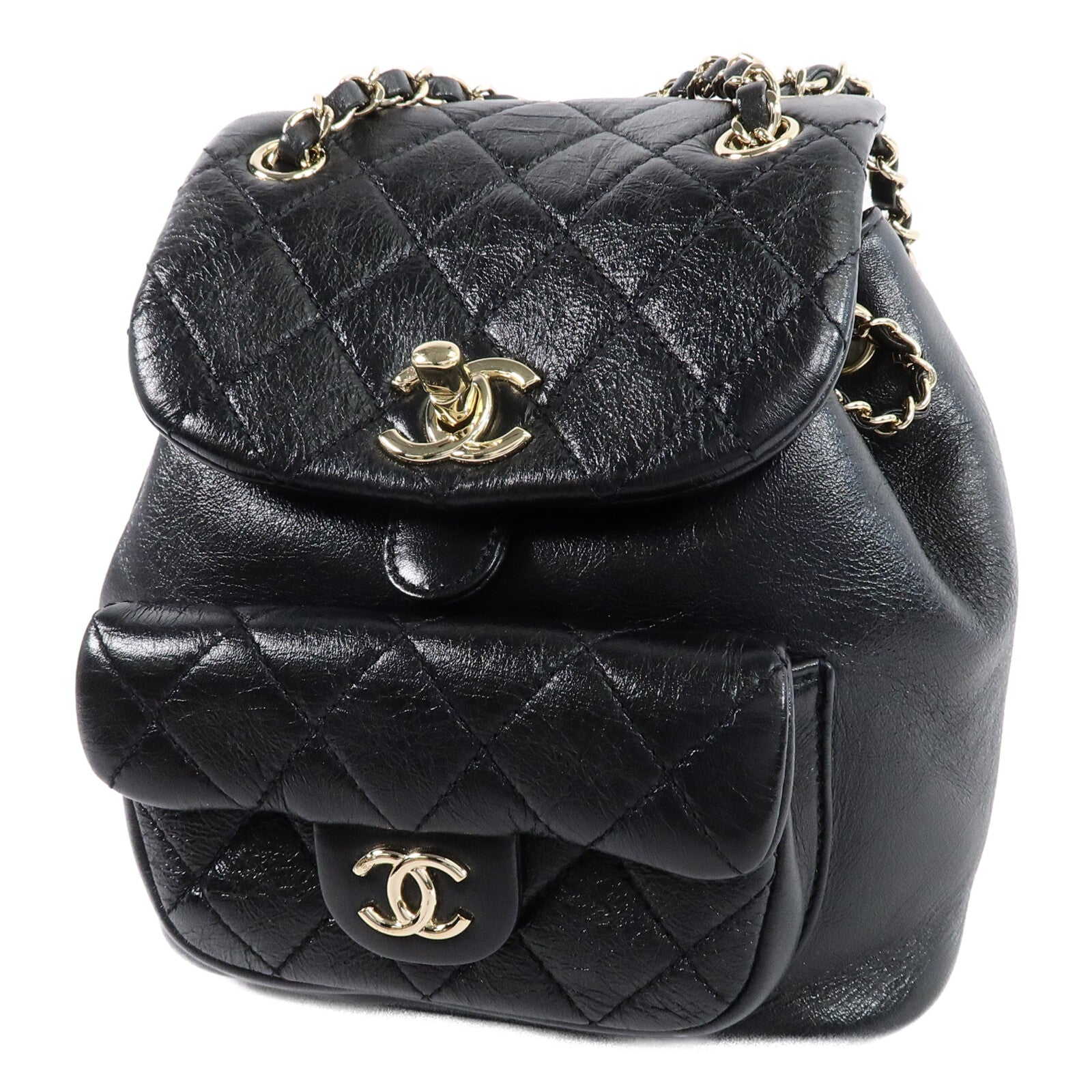 CHANEL 牛皮皮革Duma Backpack背包
