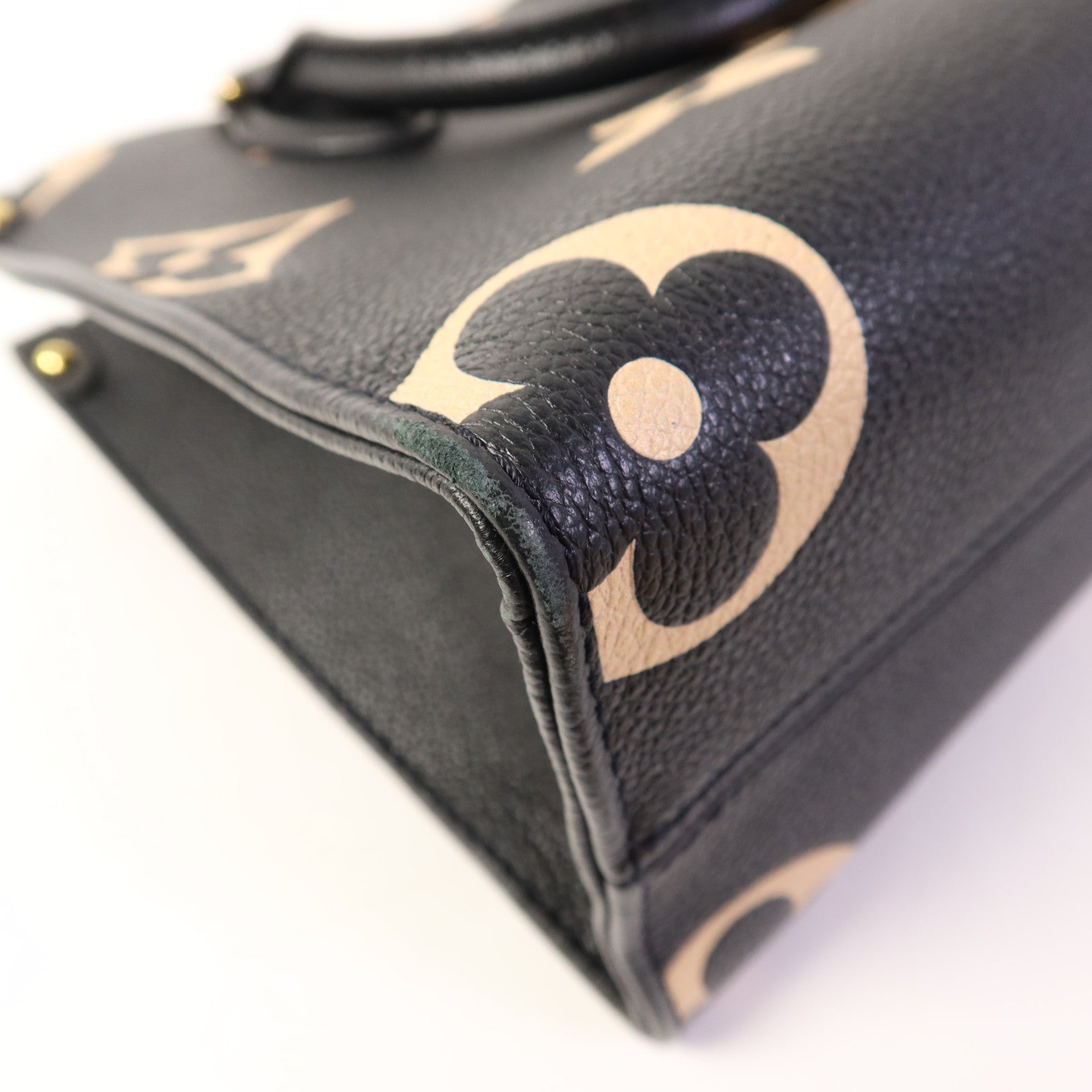 LOUIS VUITTON Monogram Empreinte On The Go PM金扣手挽肩背兩用袋