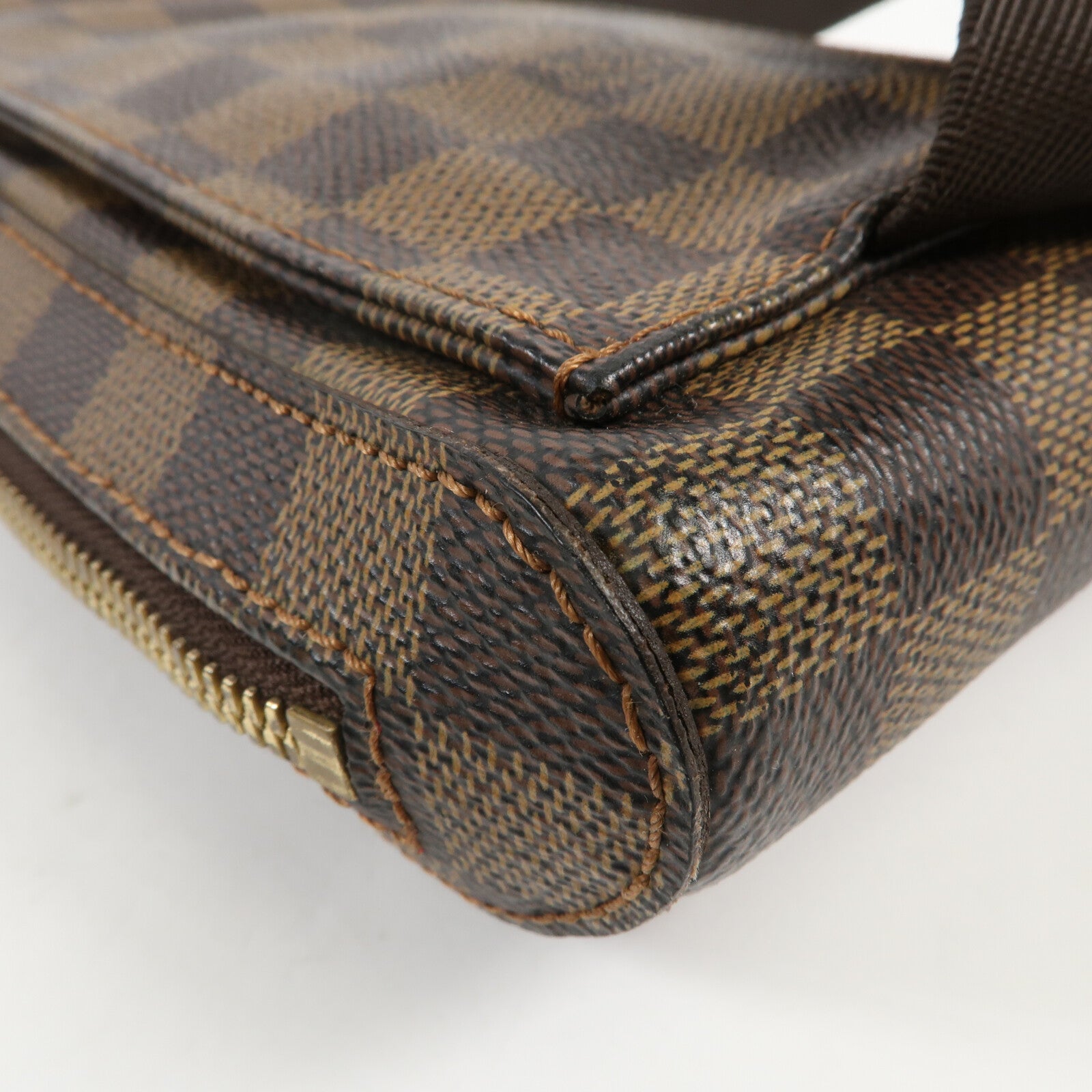 LOUIS VUITTON Damier Geronimos金扣腰包