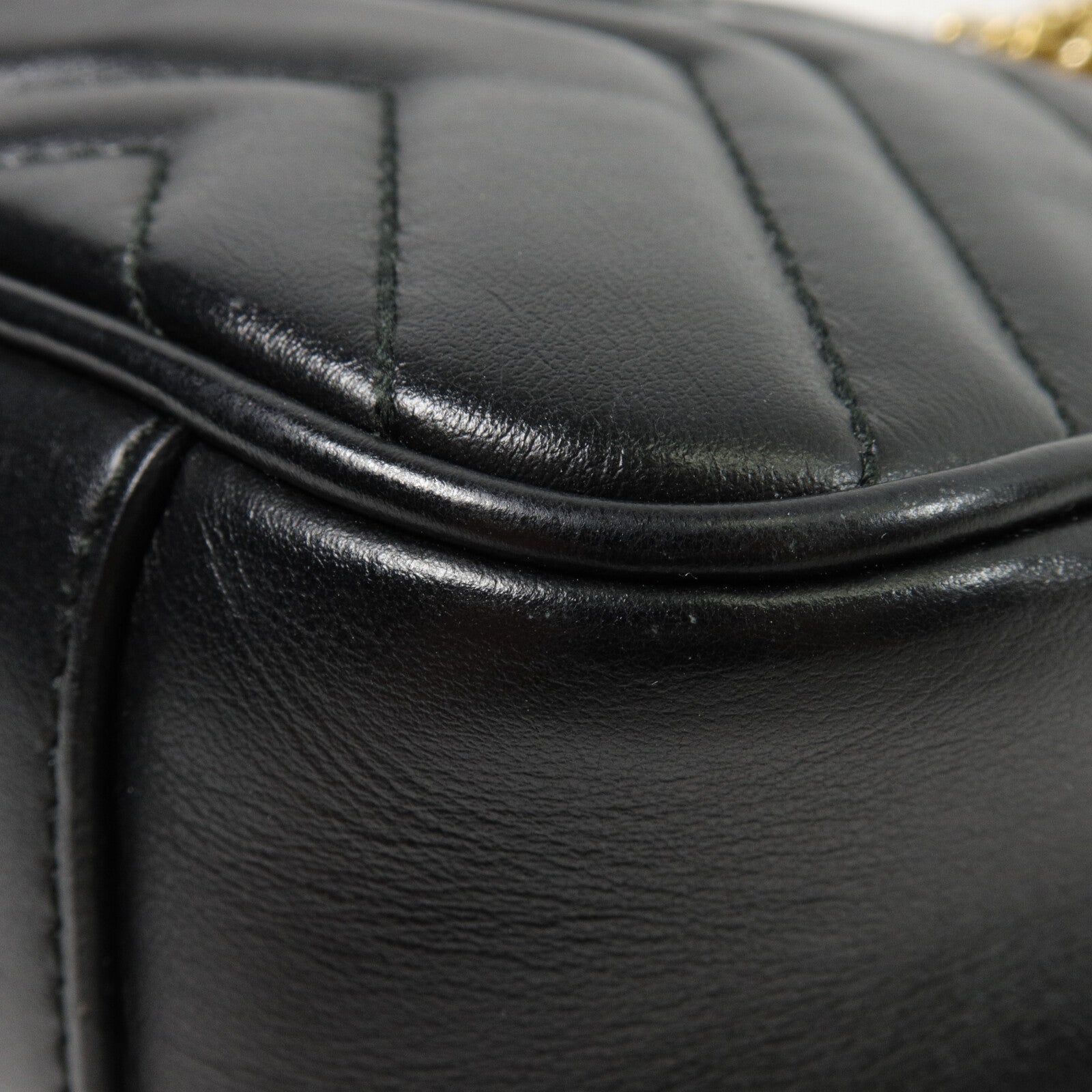 GUCCI 牛皮皮革GG Marmont Small鏈帶肩背袋