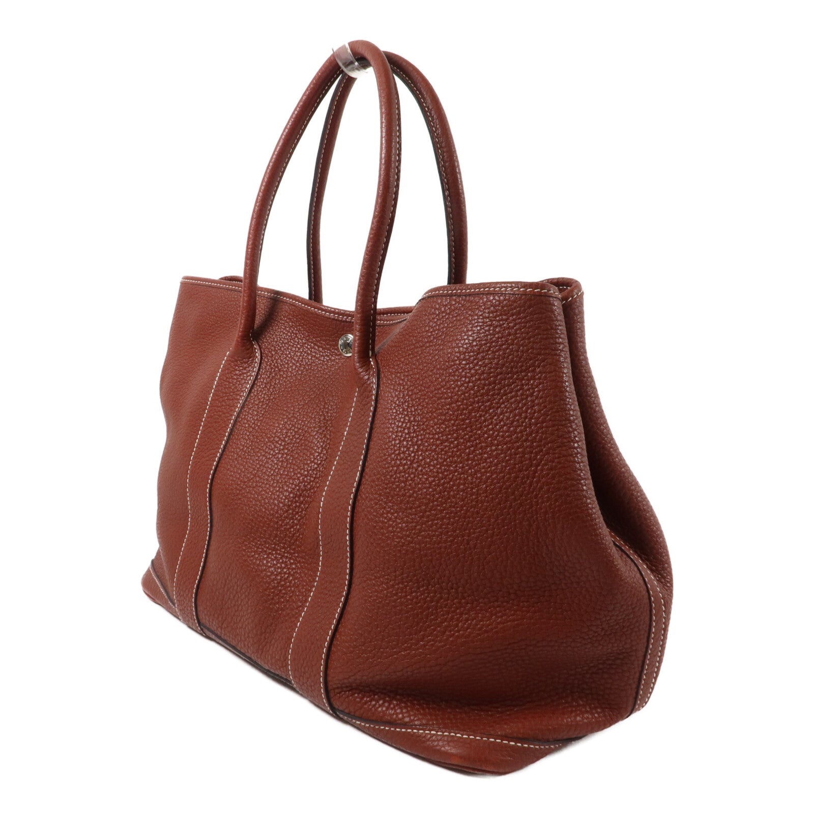 HERMES Negonda皮革Garden Party PM手挽袋Rouge H