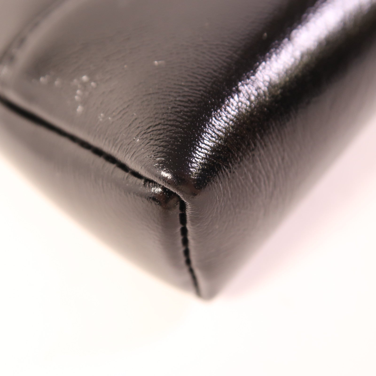 CHANEL 皮革Nano 31金扣鏈帶手挽肩背兩用袋