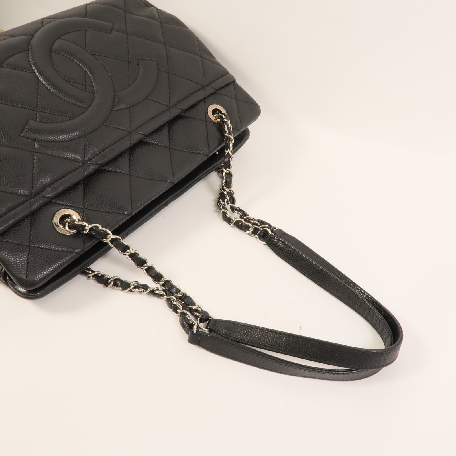 CHANEL 羊皮皮革Shoulder Bag鏈帶肩背袋