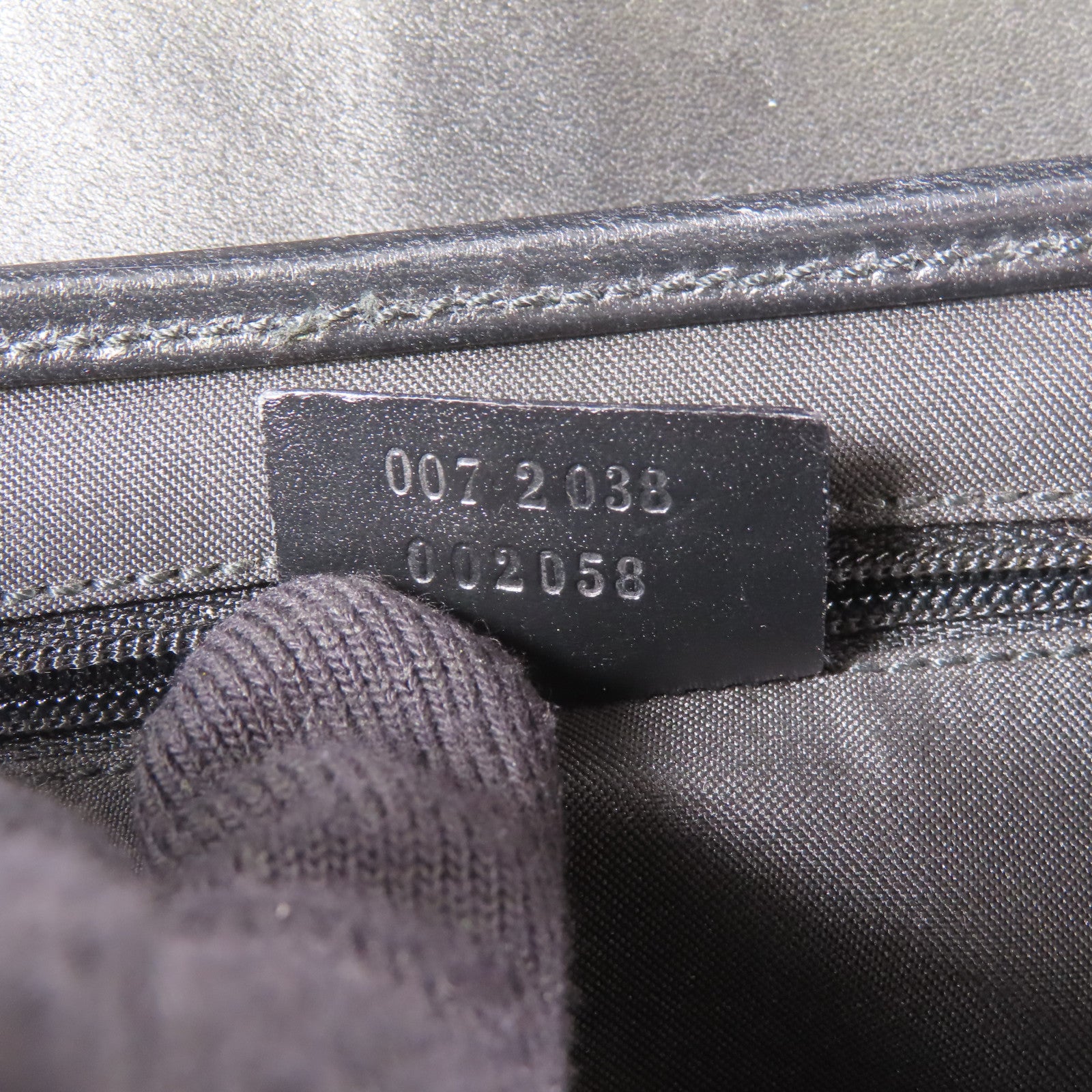 GUCCI 帆布/牛皮皮革Hand Bag肩背袋黑色/棕色