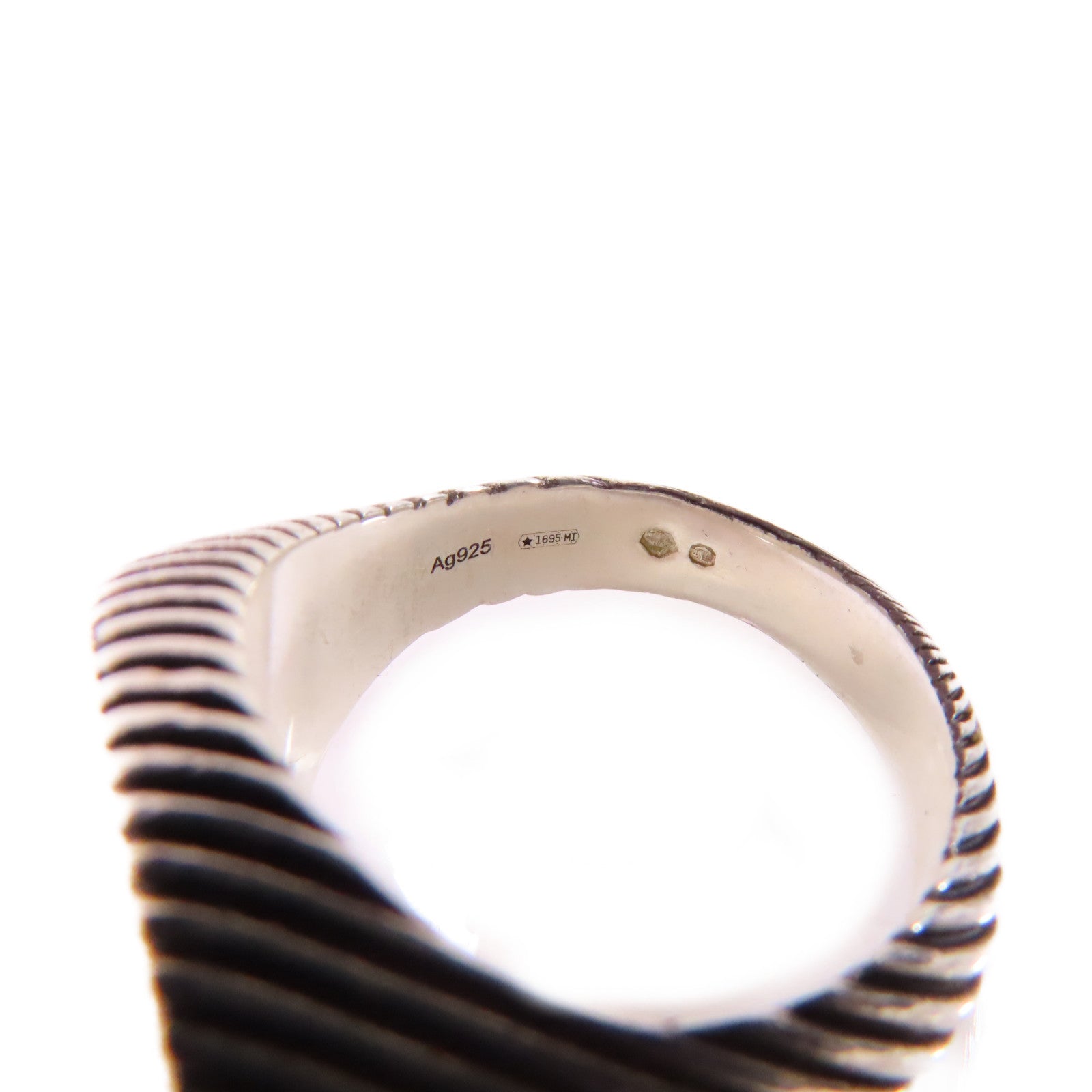 GUCCI 925純銀GG Ring戒指#15/US#7