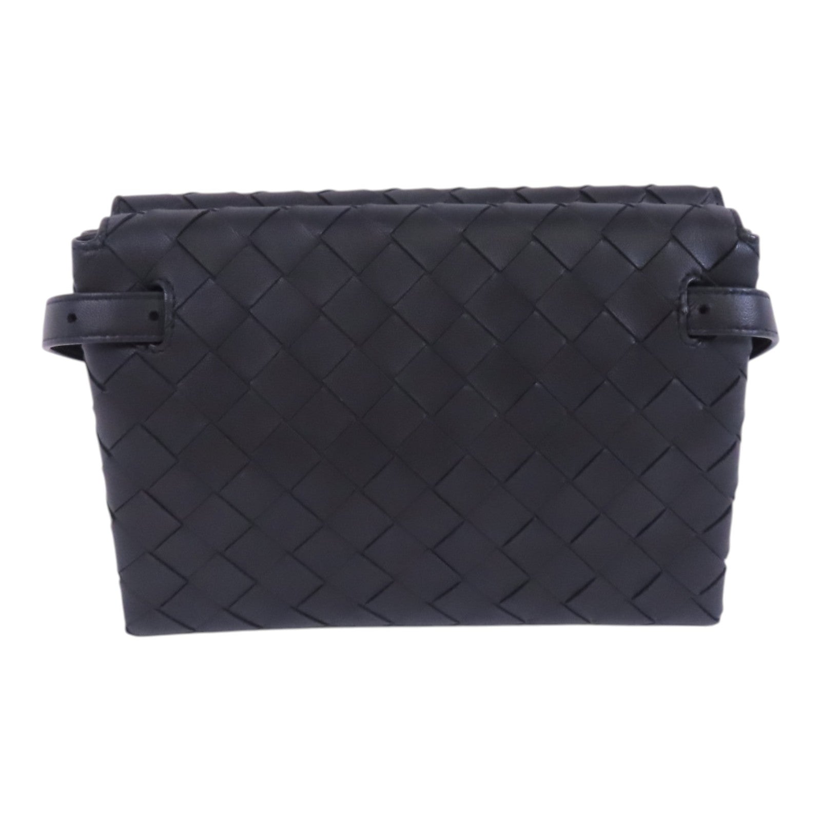 BOTTEGA VENETA 織紋皮革Waist Bag銀扣腰包