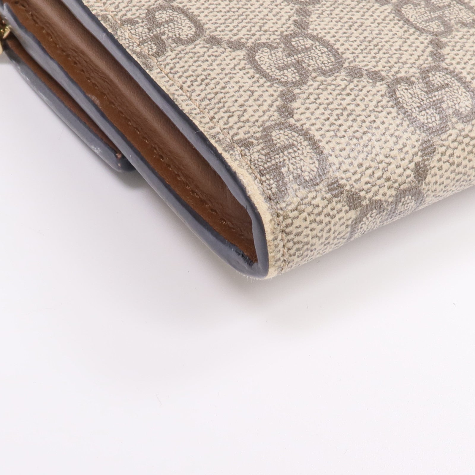 GUCCI 塗層帆布/皮革Padlock Wallet On Chain鏈帶肩背袋