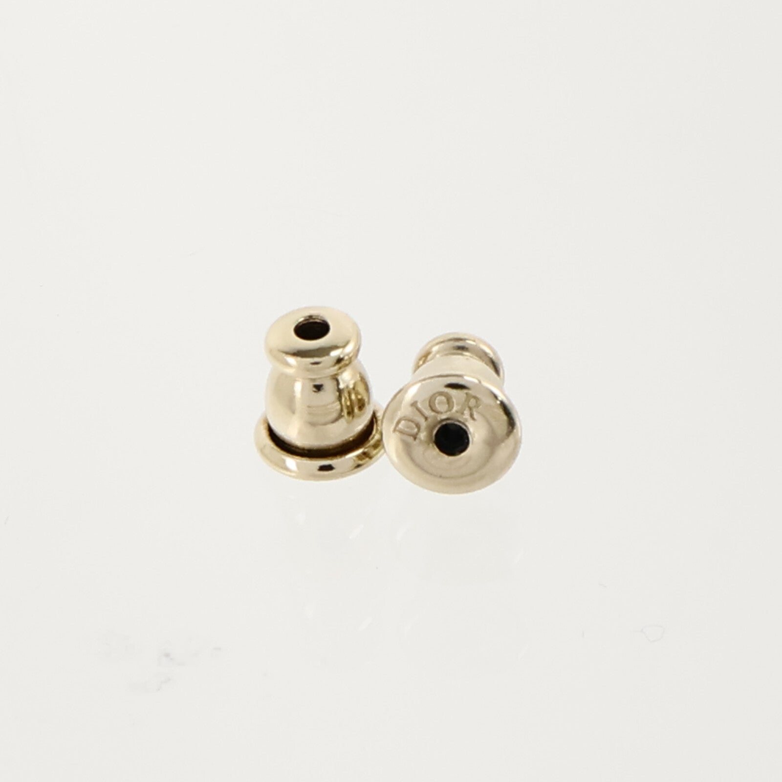 Dior PVC/金屬Petit CD Baroque Earrings耳環