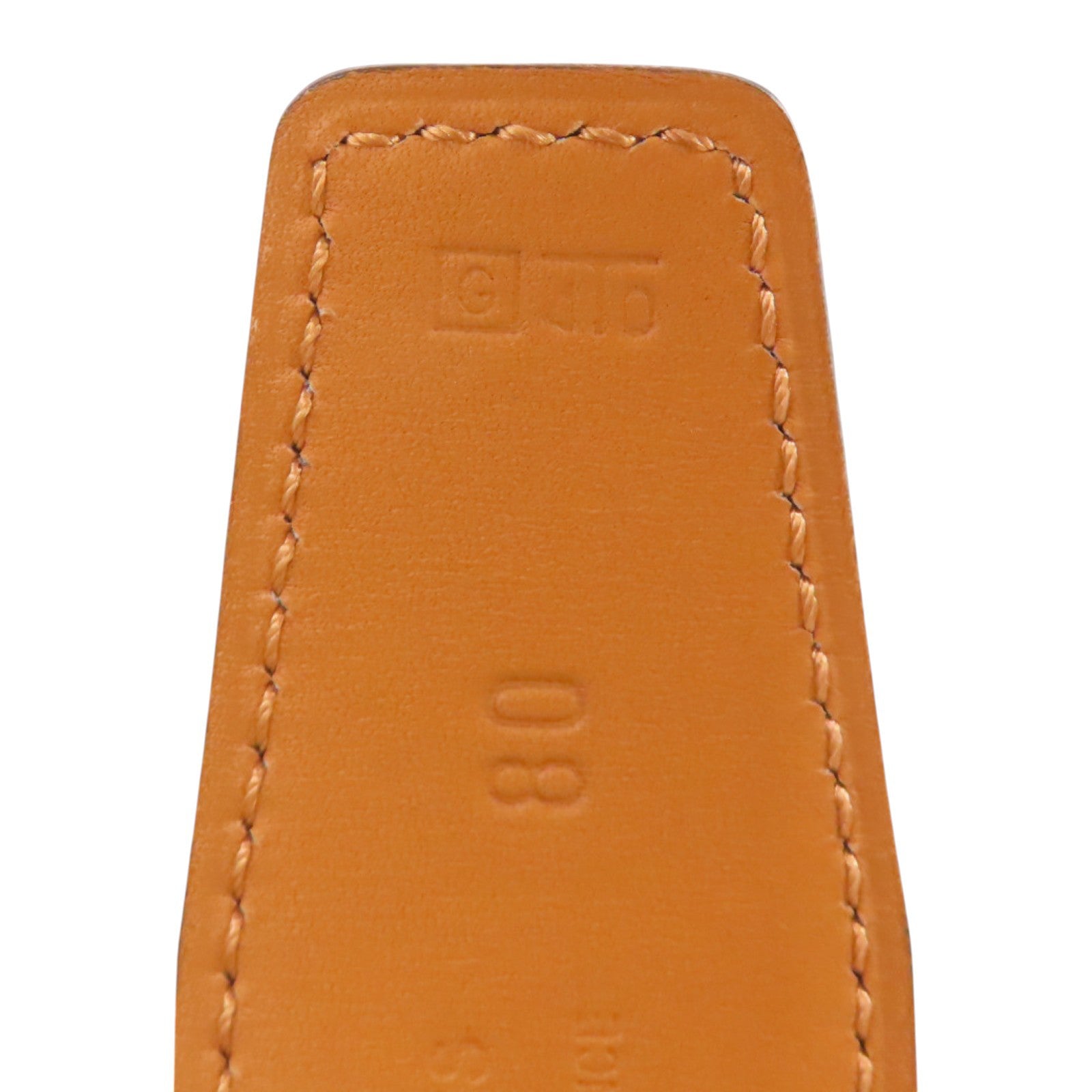 HERMES Clemence皮革Leather Belt銀扣皮帶