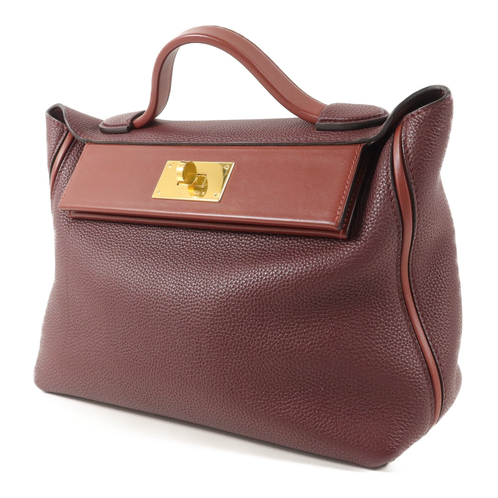 HERMES Clemence皮革24/24 29cm手挽肩背兩用袋