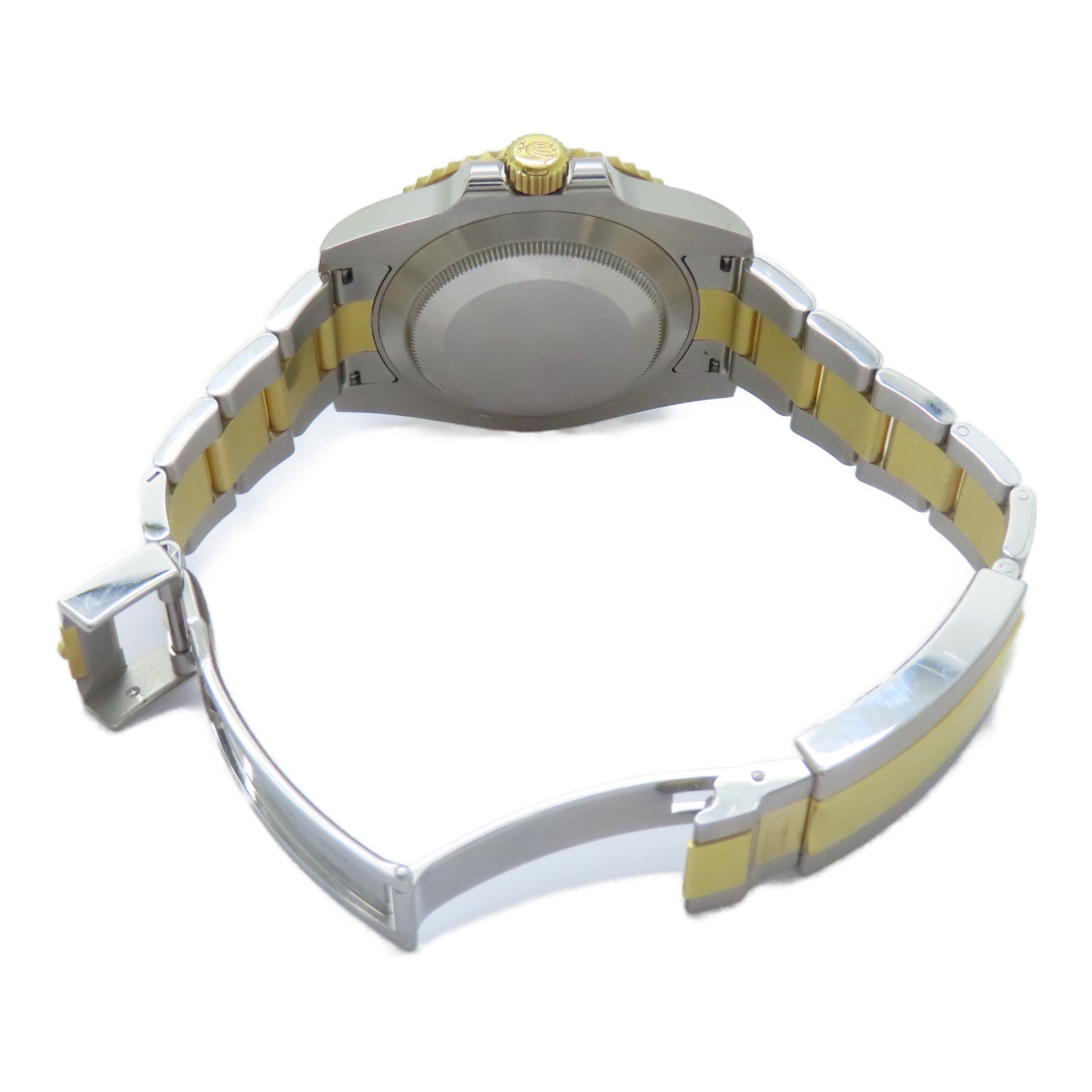 ROLEX Submarinar Date 18K黃金/不鏽鋼手錶自動機芯黑色