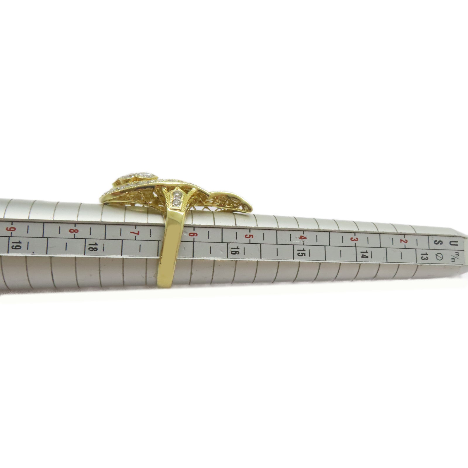 JEWELRY 【激減優惠】18K黃金Diamond Ring 0.32ct鑽石/1.88ct鑽石戒指US#6.5