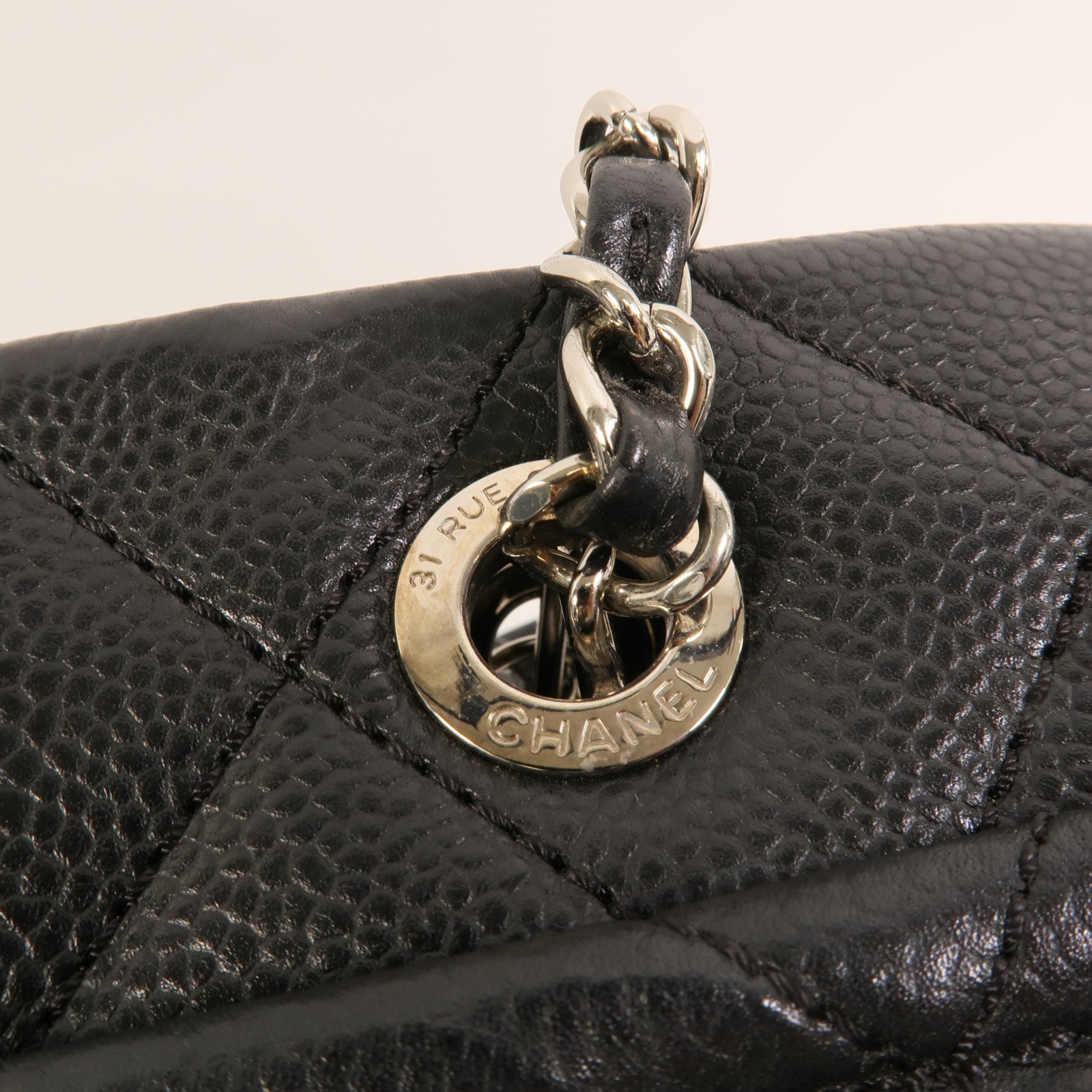 CHANEL 羊皮皮革Shoulder Bag鏈帶肩背袋