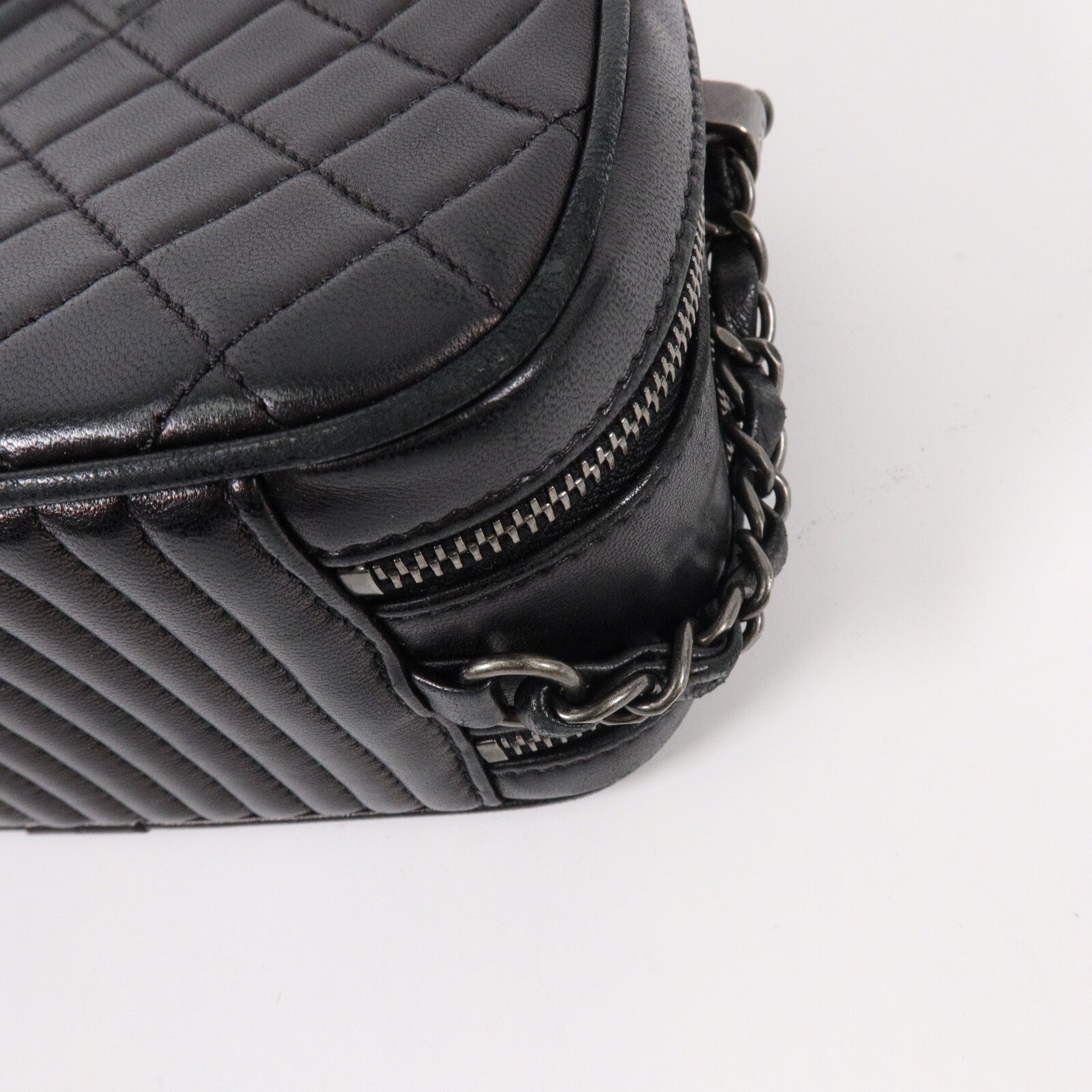 CHANEL 羊皮皮革Chain Shoulder鏈帶肩背袋