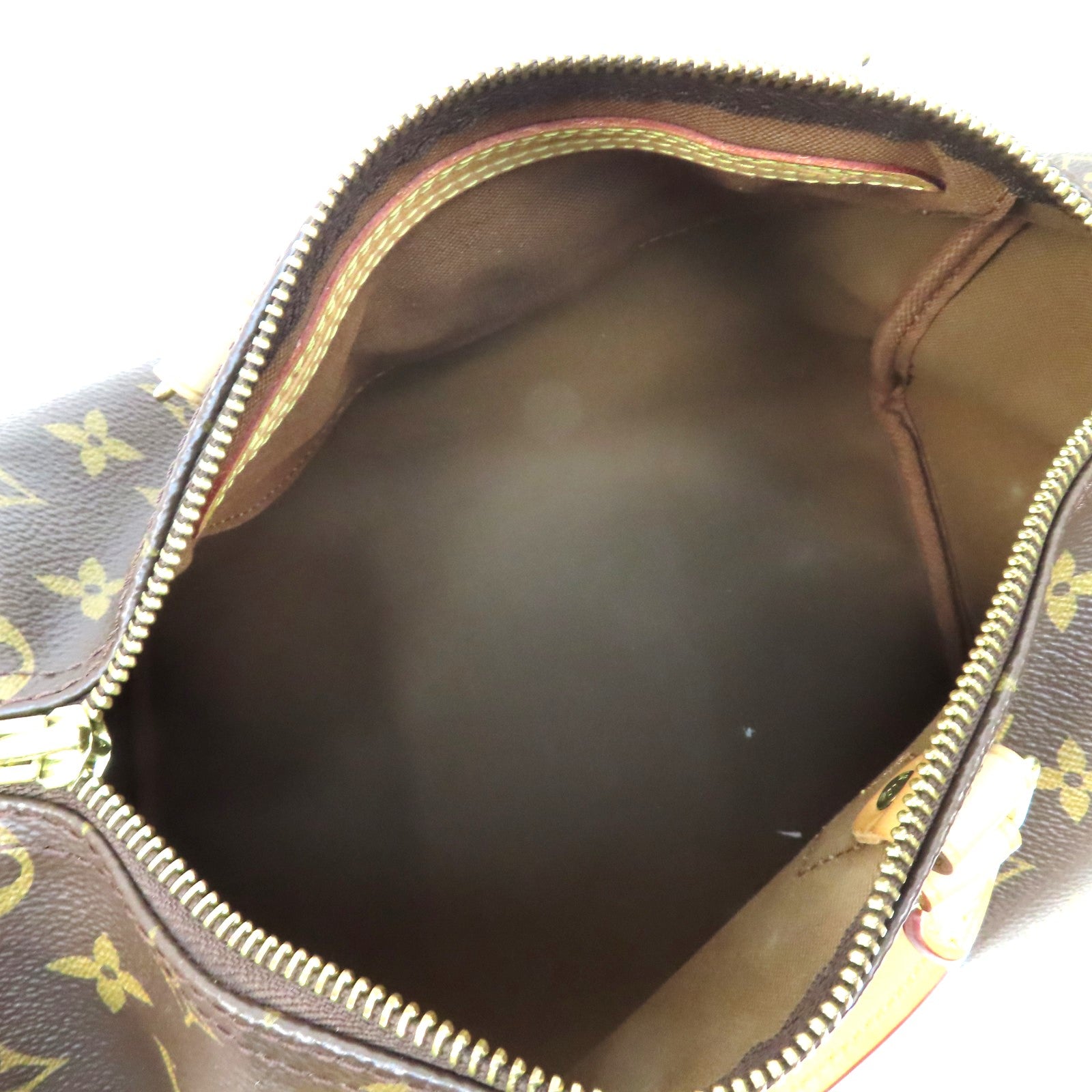 LOUIS VUITTON Monogram Speedy 25金扣手挽袋啡色