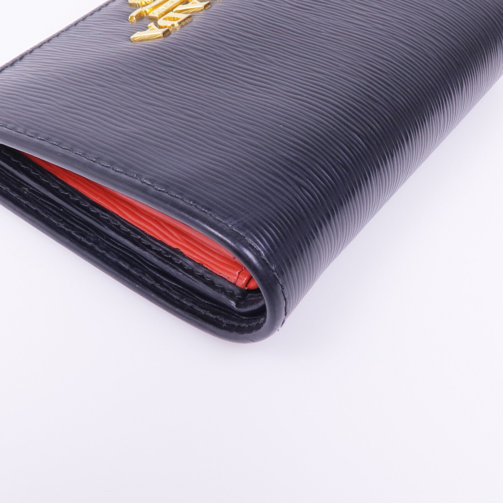 PRADA 牛皮皮革Wallet金扣錢包