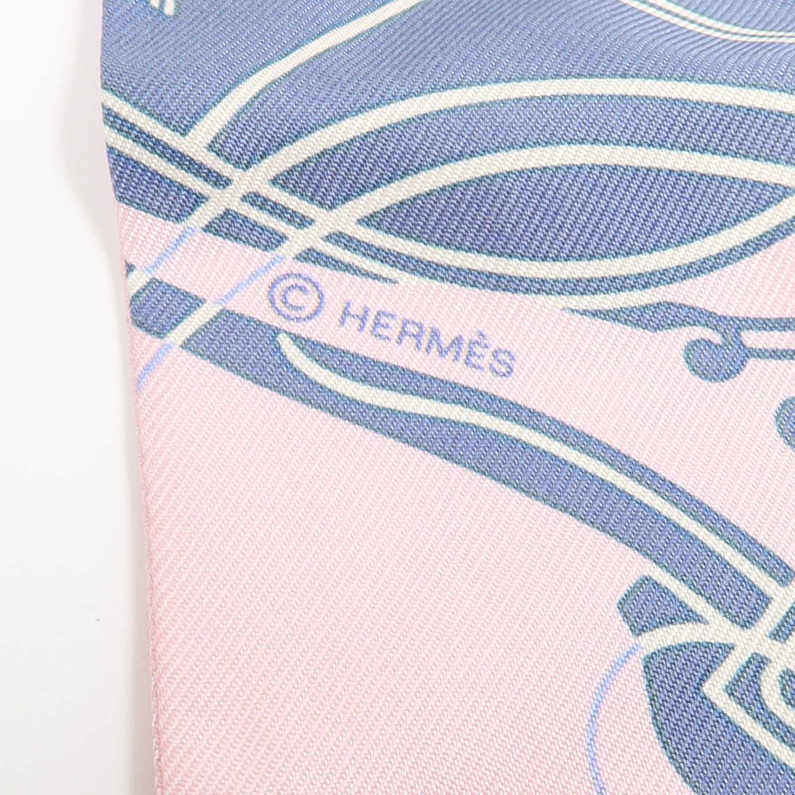 HERMES 【激減優惠】絲質Twilly絲巾