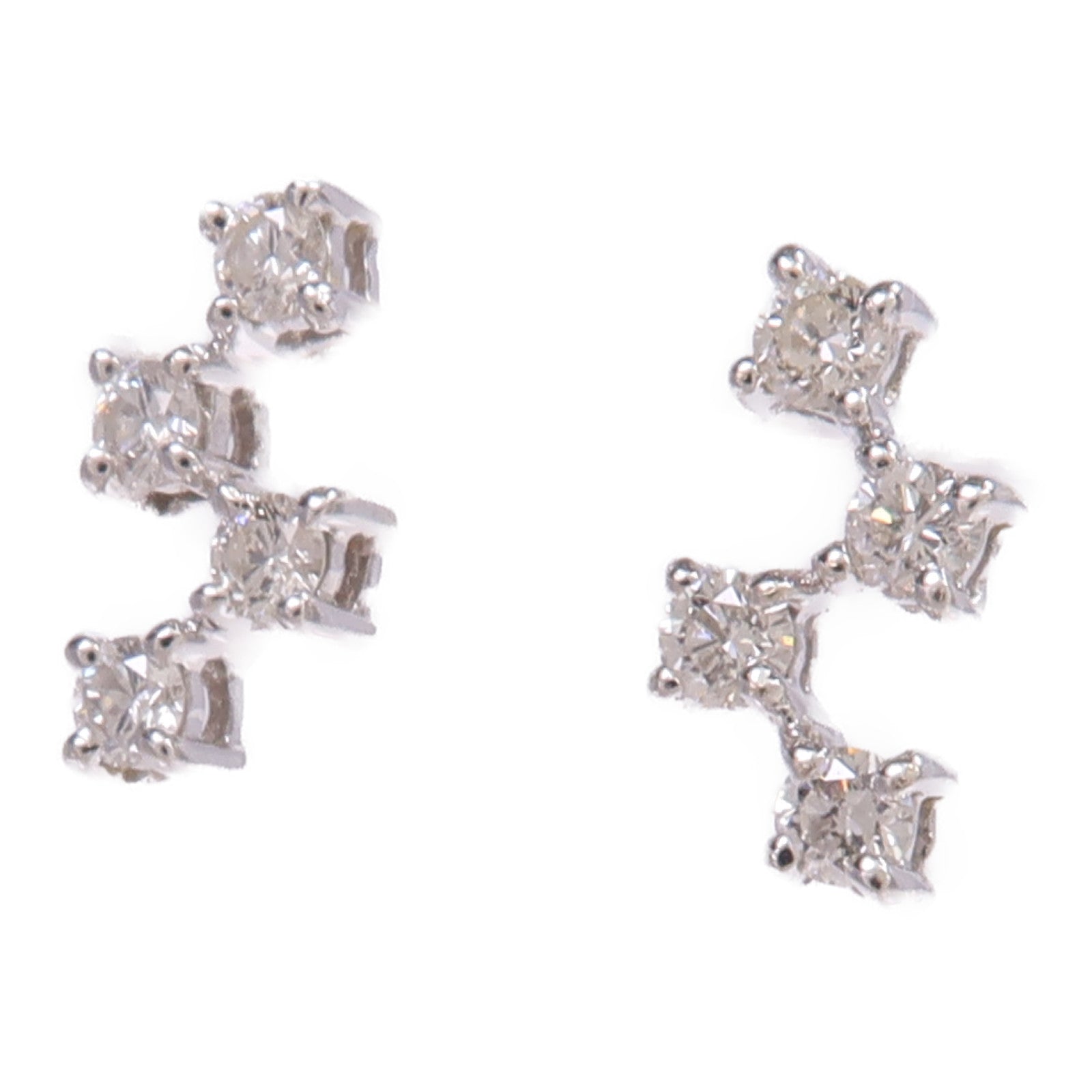 JEWELRY 【激減優惠】18K白金Diamond Earrings鑽石耳環
