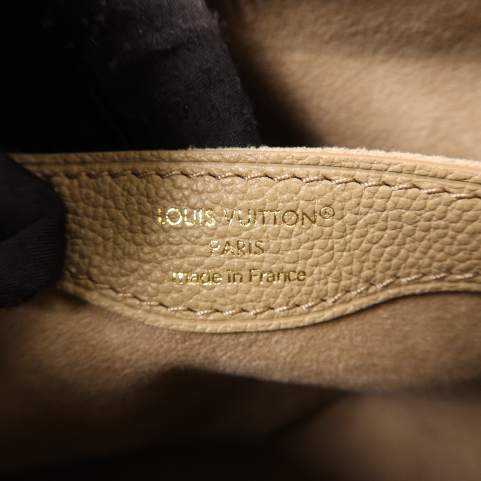 LOUIS VUITTON Monogram Empreinte Boulogne PM金扣手挽肩背兩用袋