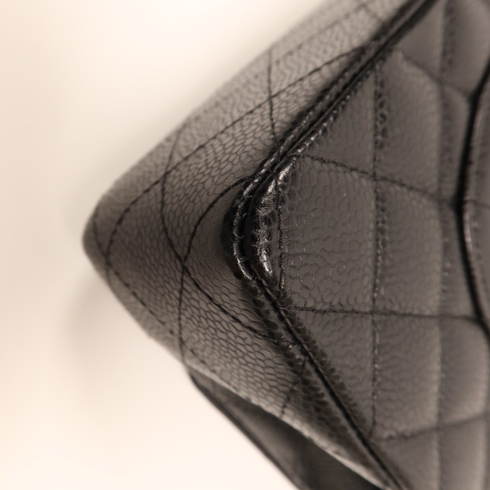 CHANEL 牛皮皮革Classic 25銀扣鏈帶肩背袋