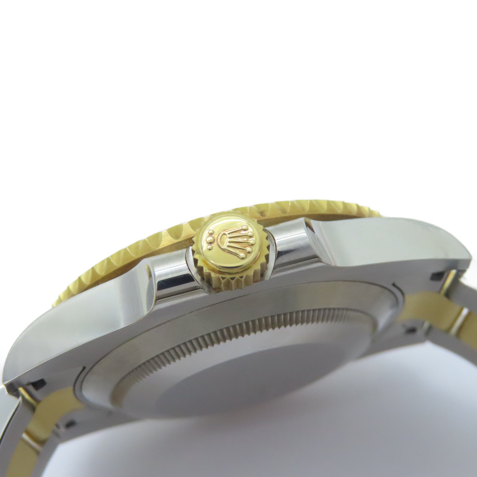 ROLEX Submarinar Date 18K黃金/不鏽鋼手錶自動機芯黑色