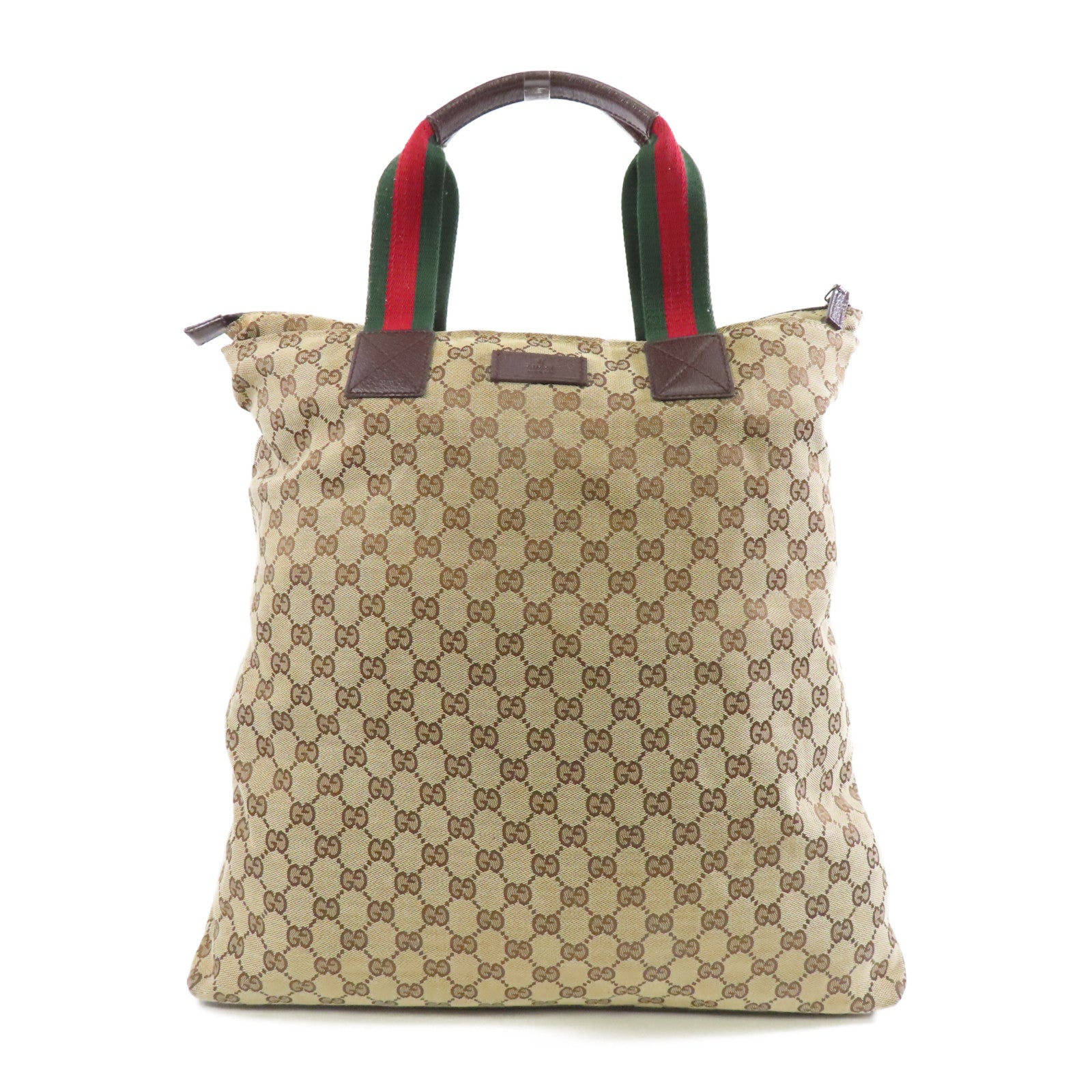 GUCCI 帆布Tote Bag手挽袋啡色
