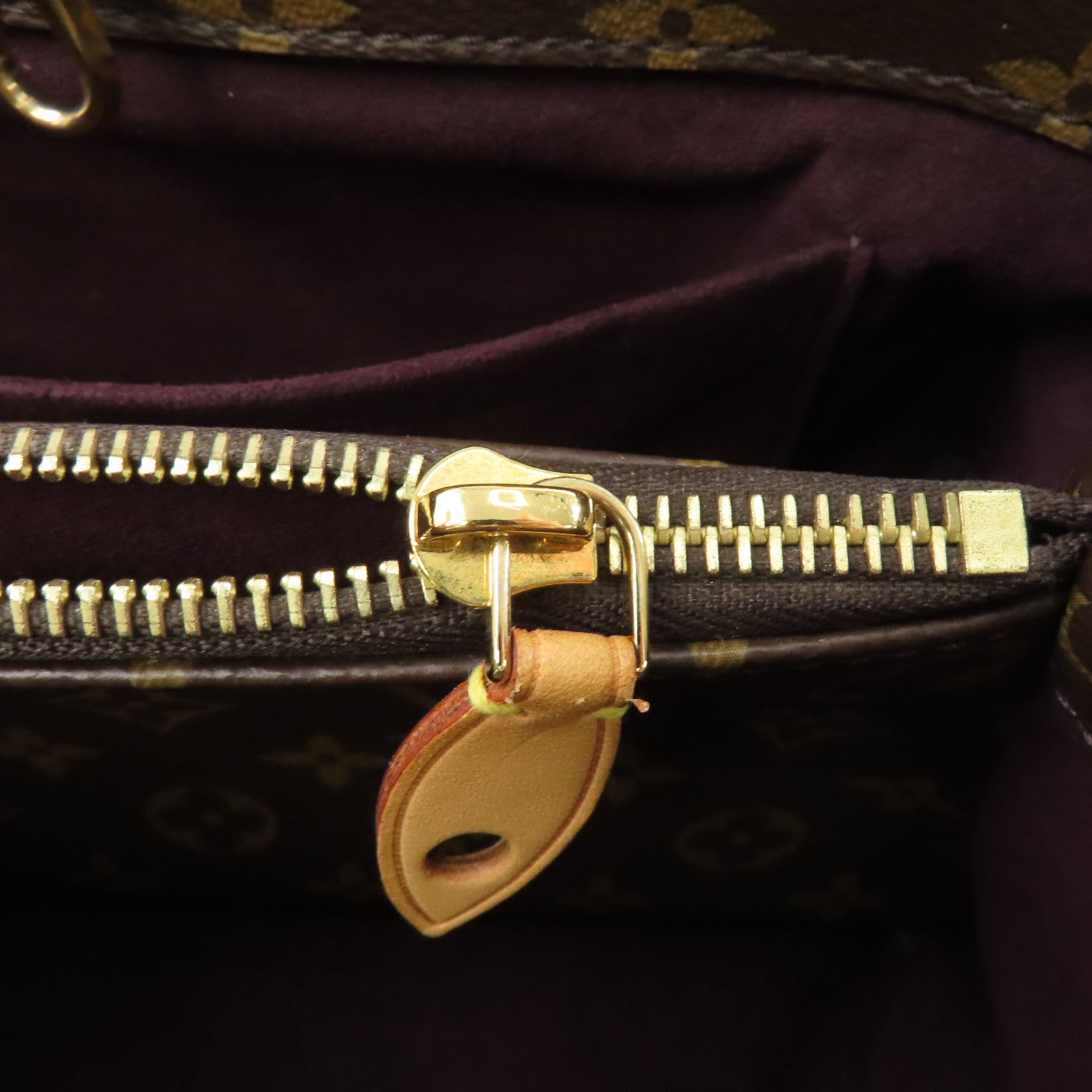 LOUIS VUITTON Monogram Montaigne BB金扣手挽肩背兩用袋啡色