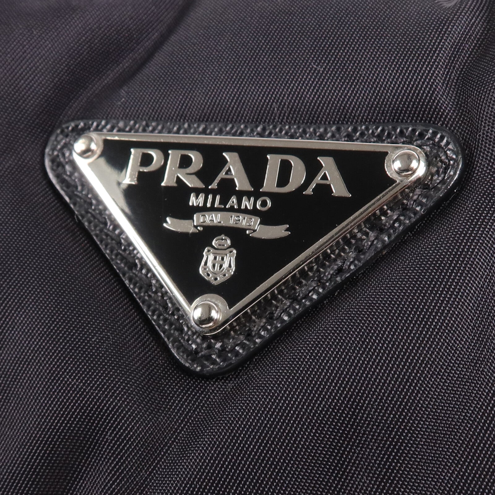 PRADA 尼龍2 Way Shoulder Bag銀扣手挽肩背兩用袋