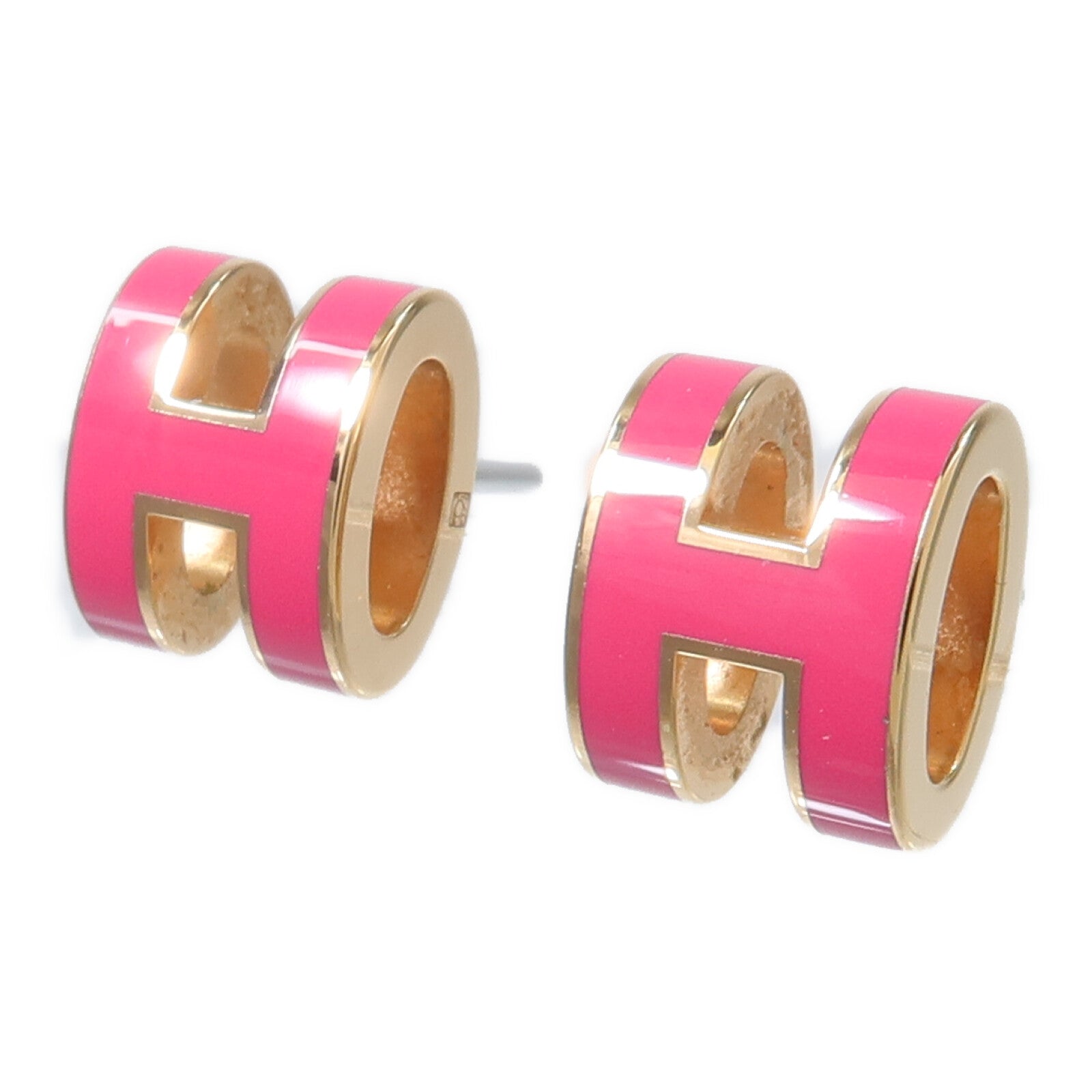 HERMES 金屬Mini Pop H Earrings耳環