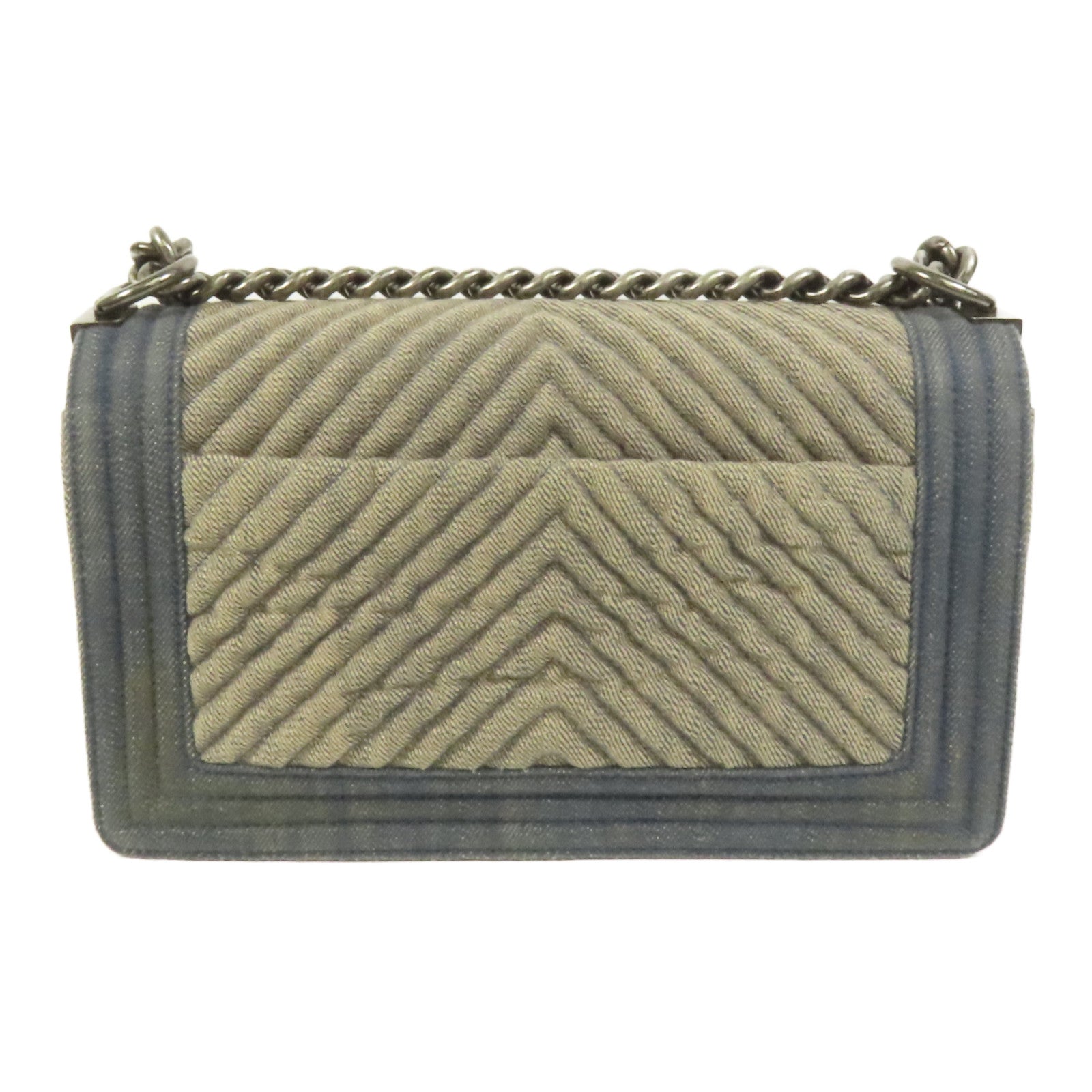 CHANEL 【激減優惠】Demin Boy 25鏈帶肩背袋